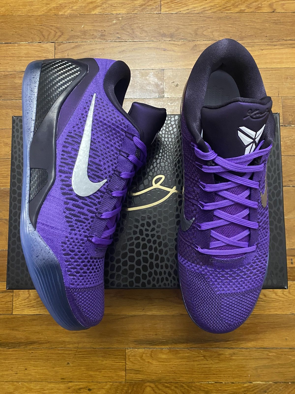 Nike Size 15 - Kobe IX Elite Low Protro Hyper Grape Purple Men’s Size US 15 / EU 48 - 1 Thumbnail