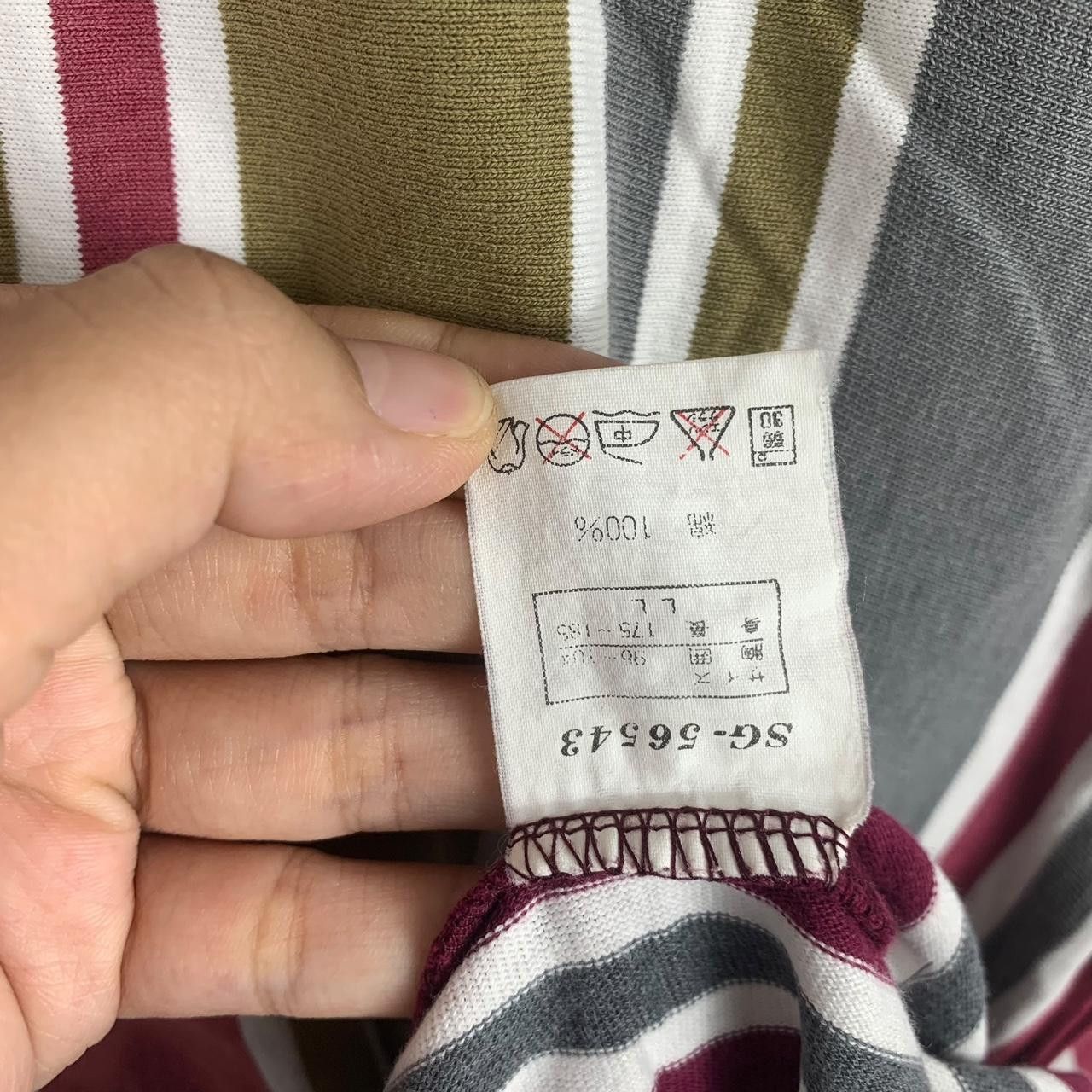 Spalding Vintage SPALDING USA TENNIS Striped Baggy Polo Tee Shirt Top Size US L / EU 52-54 / 3 - 7 Thumbnail