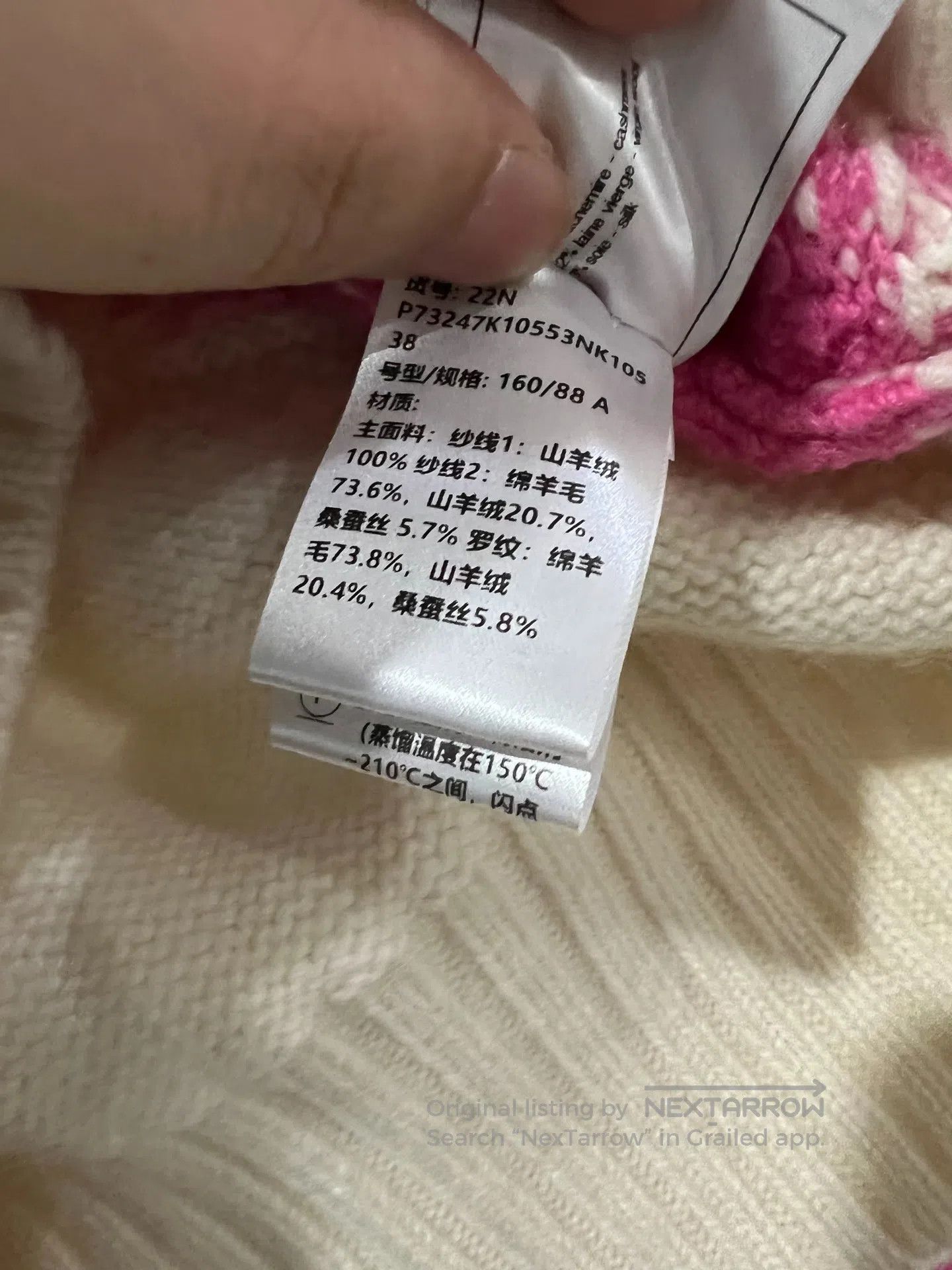 Chanel Chanel Ski Series Pink Size 5 Cashmere High-Collared Sweat Size M / US 6-8 / IT 42-44 - 9 Thumbnail