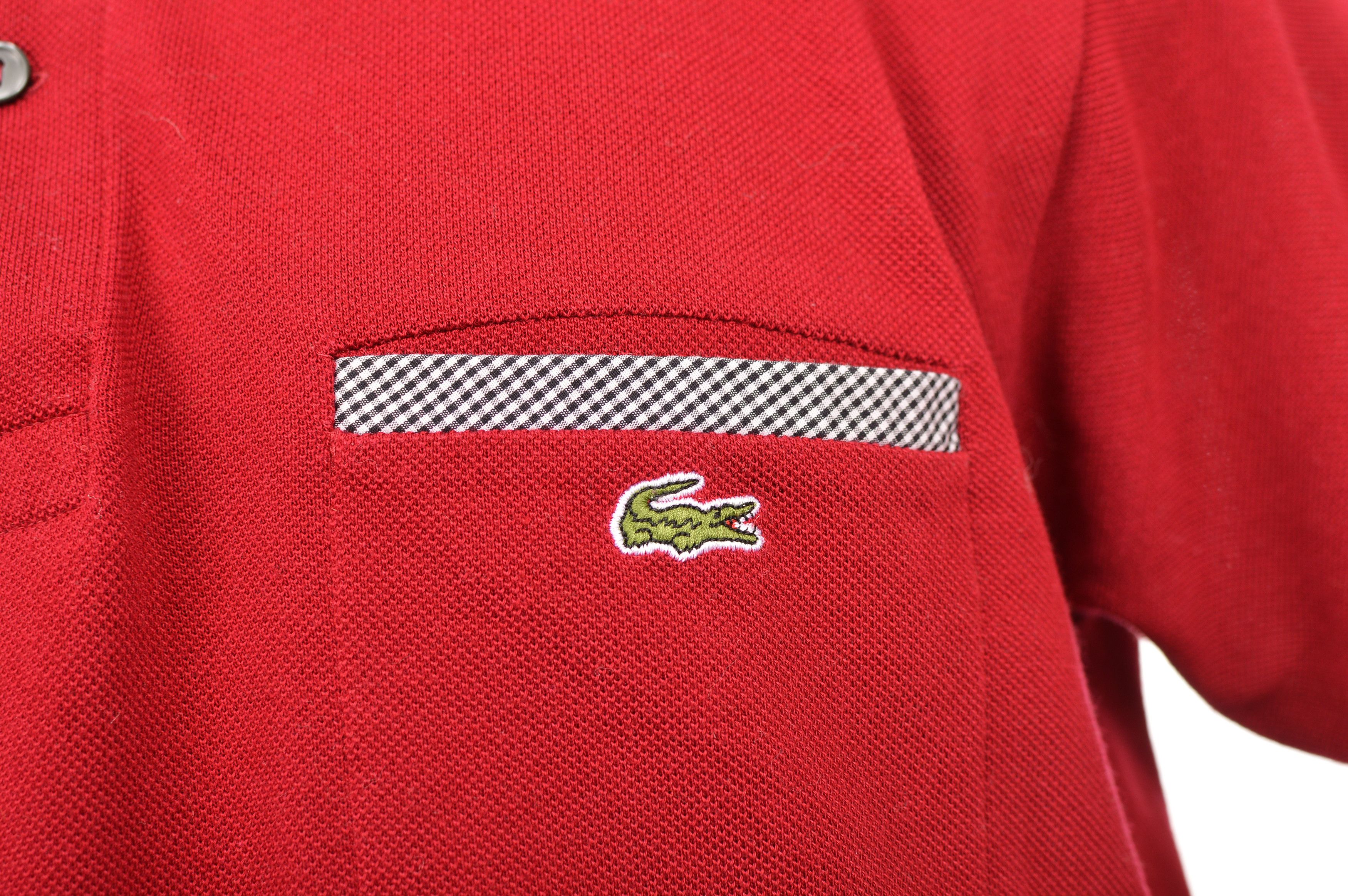 Lacoste Lacoste F5191 Vintage Red Short Sleeve Polo Shirt Size US M / EU 48-50 / 2 - 3 Thumbnail