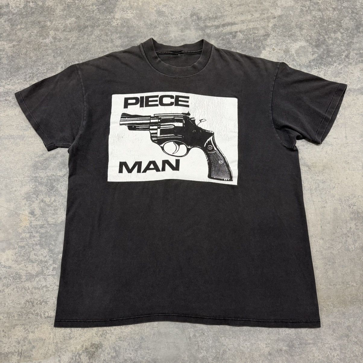 Vintage 1989 Vintage Faded Cop Shoot Cop Piece Man Band Tee Size US L / EU 52-54 / 3 - 1 Thumbnail