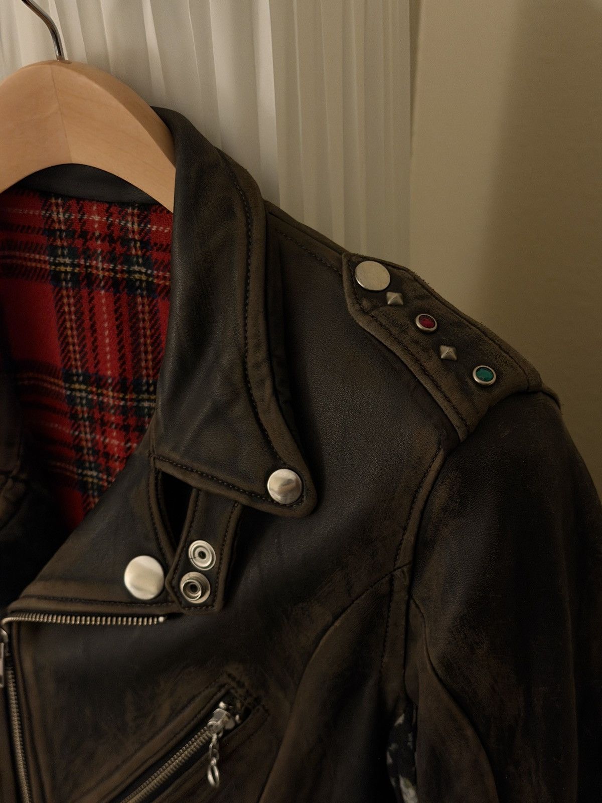 Undercover UNDERCOVER - FW04《But Beautiful》Faded leather jacket Size M / US 6-8 / IT 42-44 - 5 Thumbnail