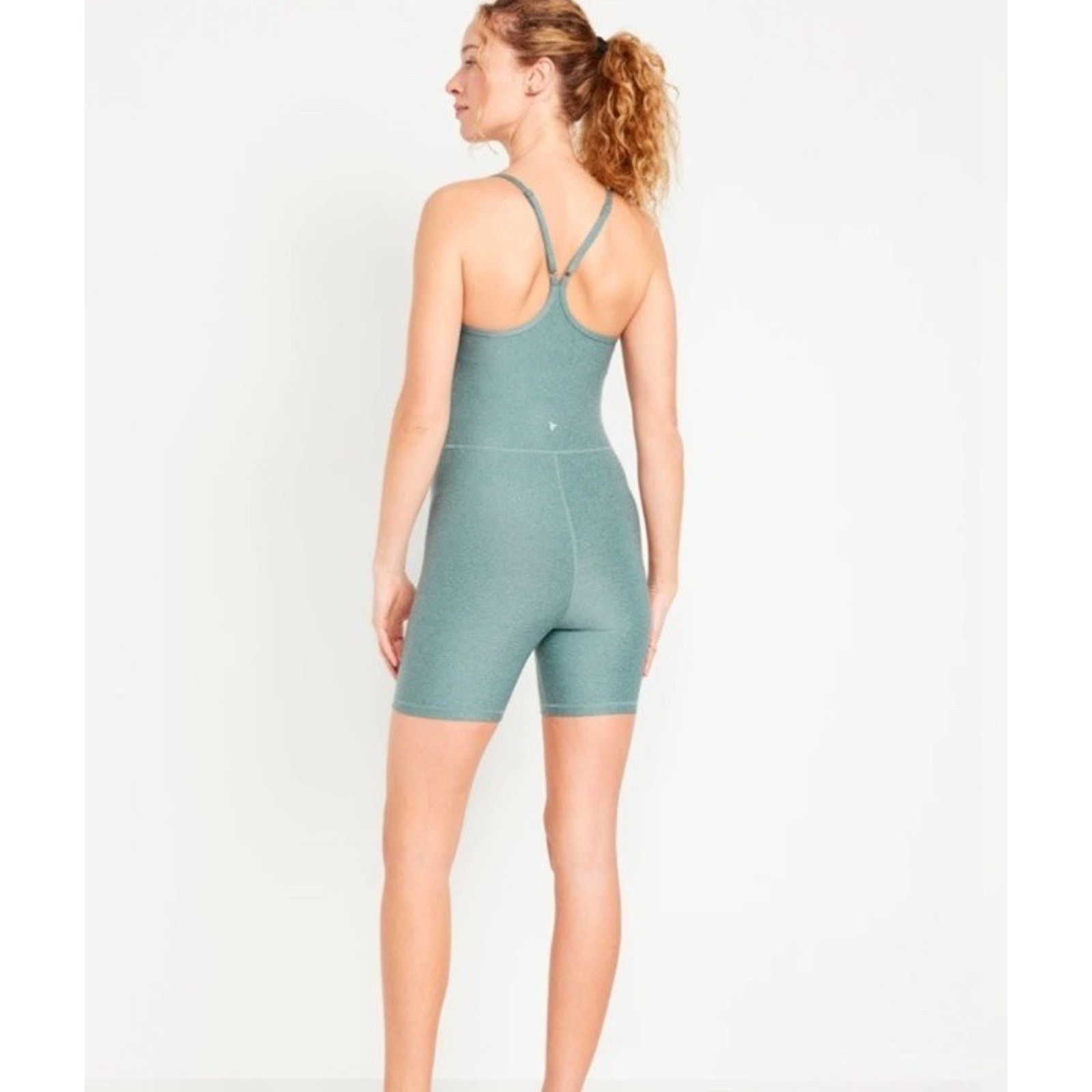 Old Navy OLD NAVY Women’s Sage Active Cloud Racerback Bodysuit Romper Size 32" / US 10 / IT 46 - 2 Thumbnail