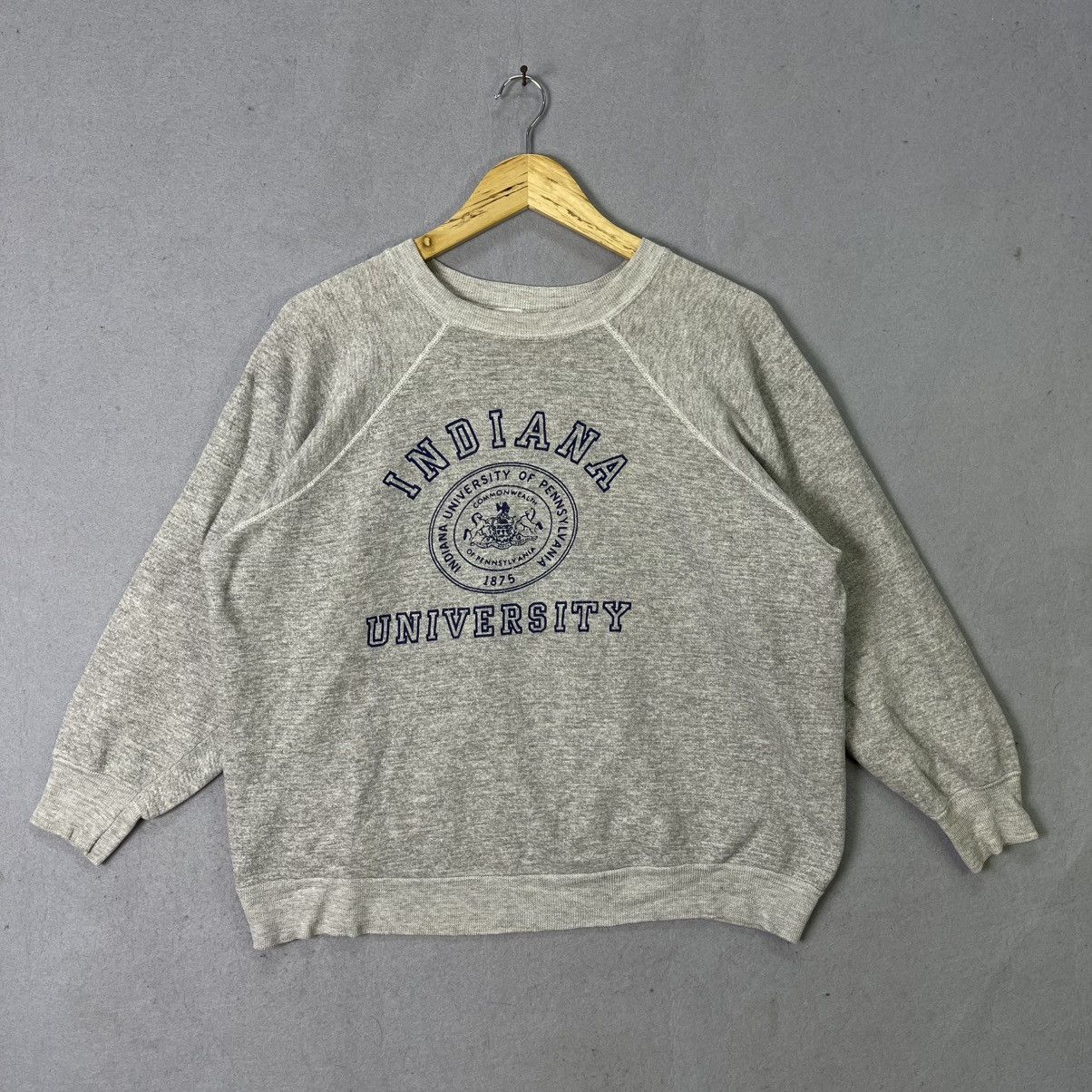 Velva Sheen Vintage 90s Indiana University Velva Sheen Crewneck Size US XL / EU 56 / 4 - 1 Thumbnail