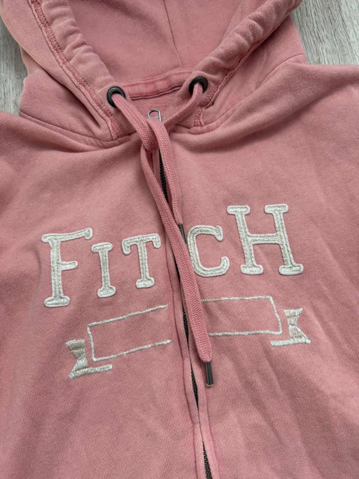Abercrombie & Fitch Vintage Y2K Abercrombie & Fitch Pink Full Zip Hoodie Size L / US 10 / IT 46 - 5 Thumbnail