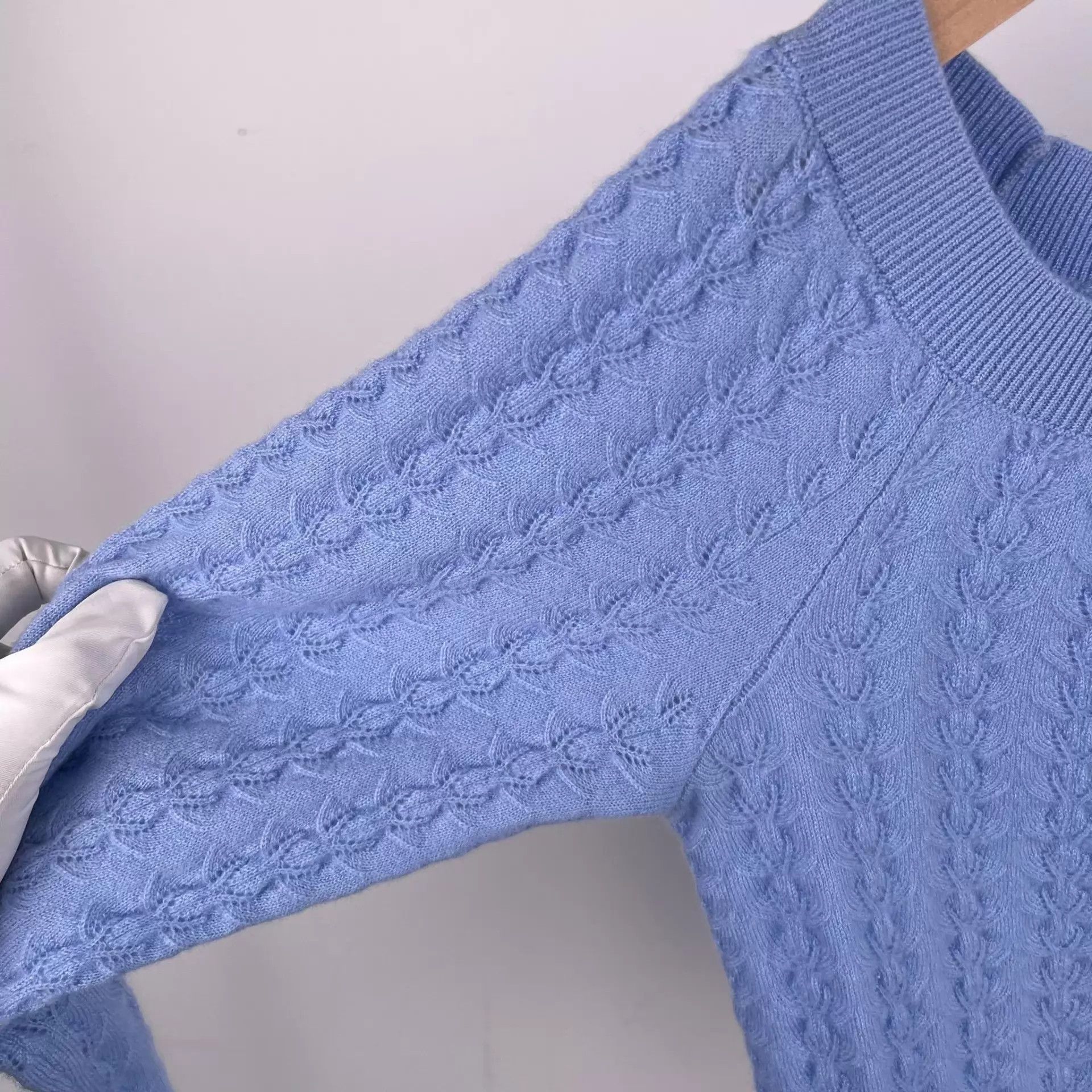 Chanel CHANEL Blue Sweater Women's 34 Size XS / US 0-2 / IT 36-38 - 9 Thumbnail