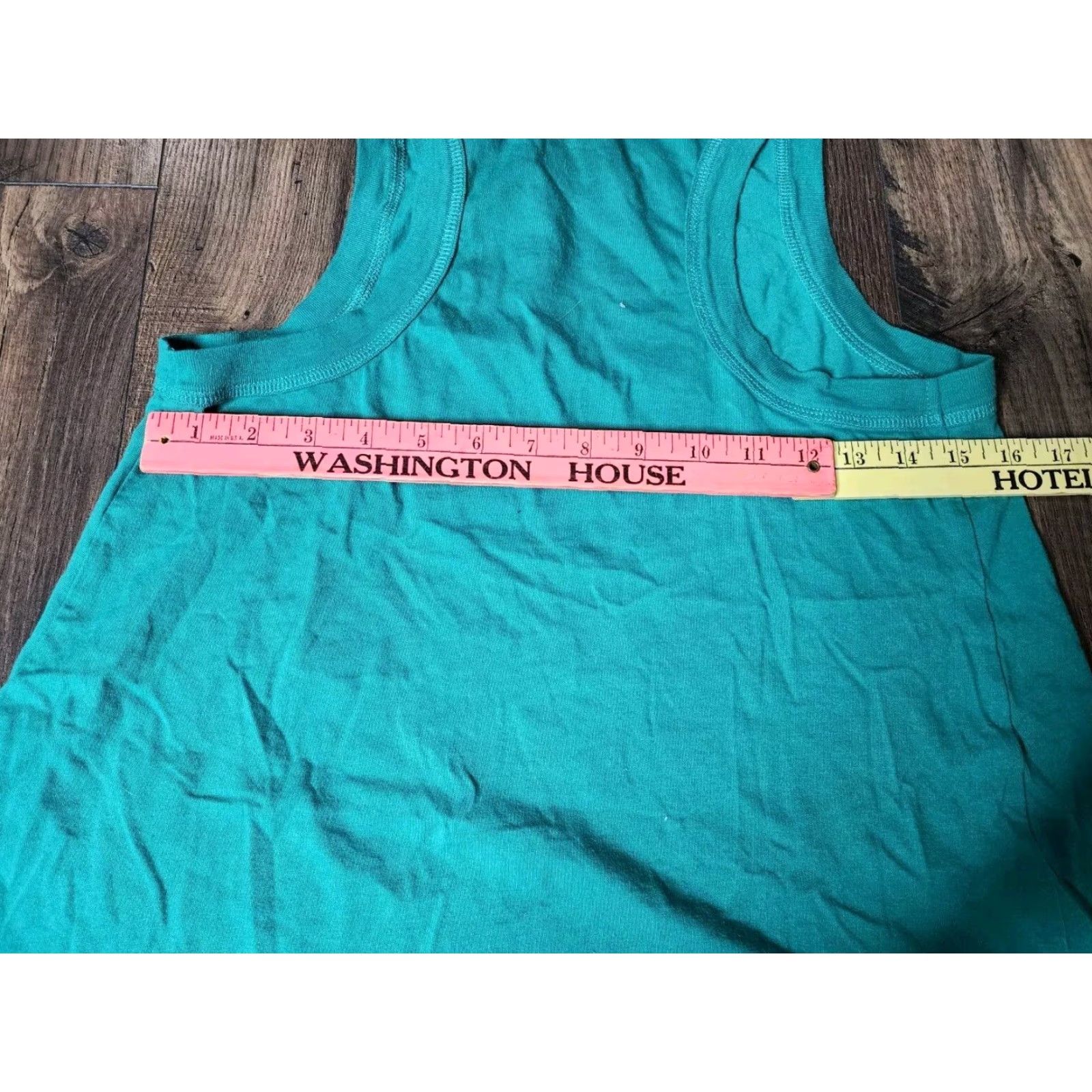 Vintage Mighty Fine Women's Large Green Tank Top Shirt Smokey The Bear Logo Casual Size L / US 10 / IT 46 - 3 Thumbnail