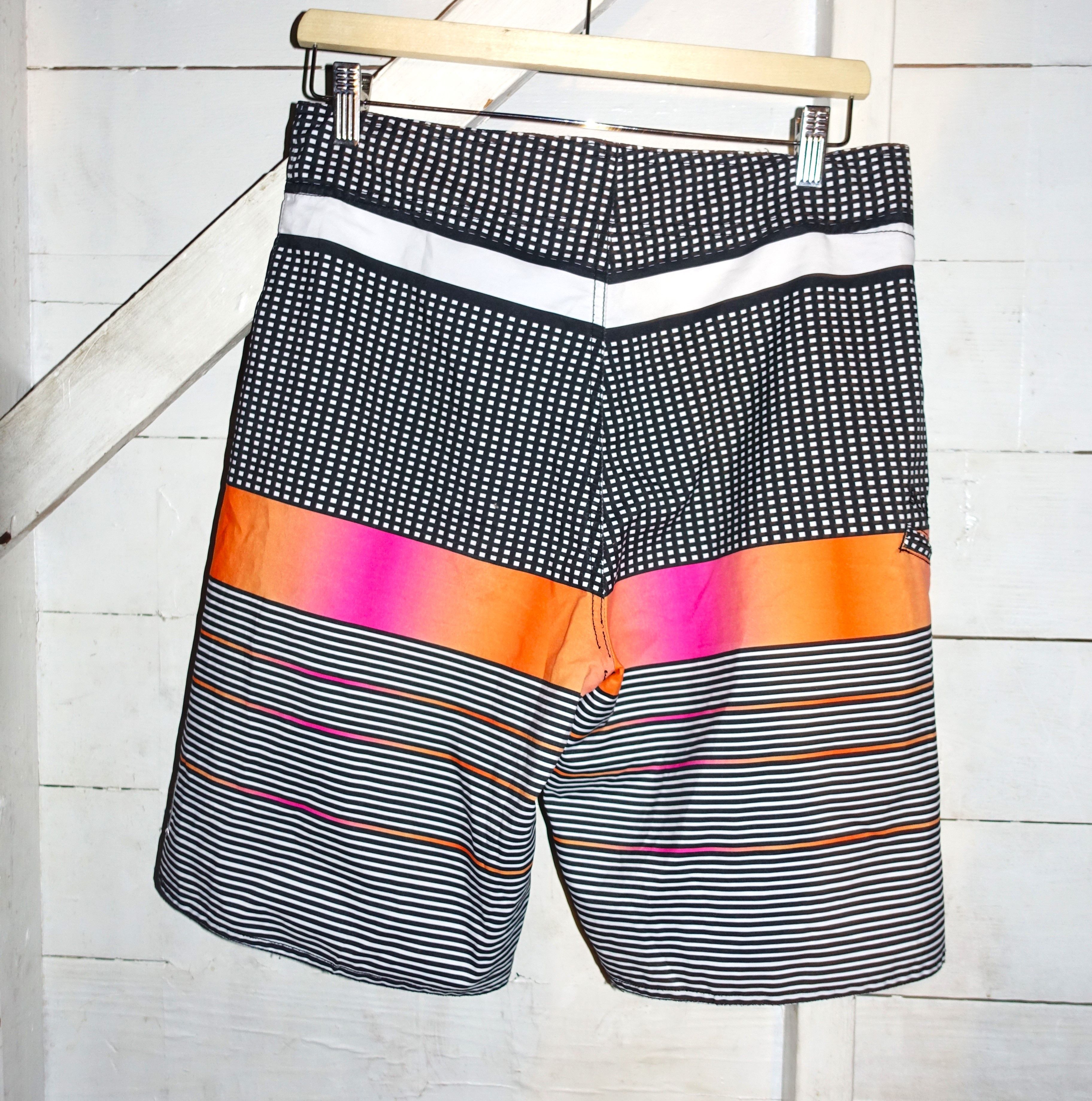 Body Glove Body Glove Black Orange Striped Boardshorts 30 Size US 30 / EU 46 - 3 Thumbnail