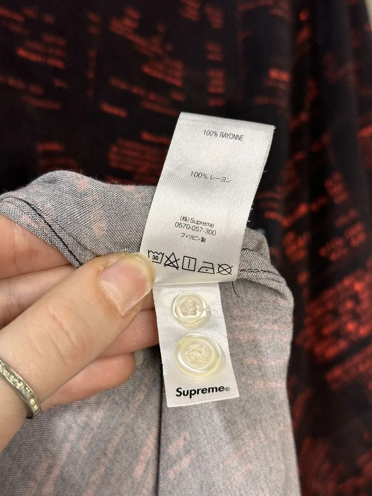 Supreme Supreme Black Button-Up Shirt Vintage Streetwear Hype Style Size US M / EU 48-50 / 2 - 10 Thumbnail