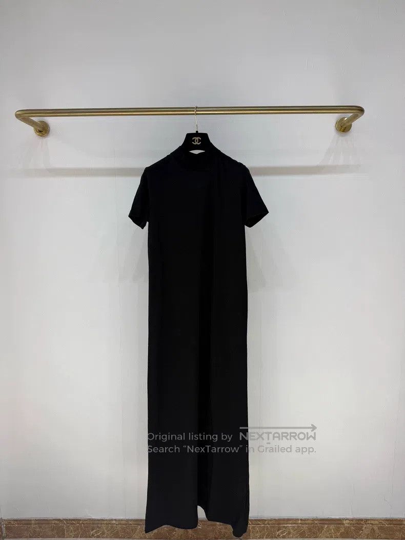 The Row The Row Half High Neck Short Sleeve Black Extended T-Shirt Size XS / US 0-2 / IT 36-38 - 1 Thumbnail
