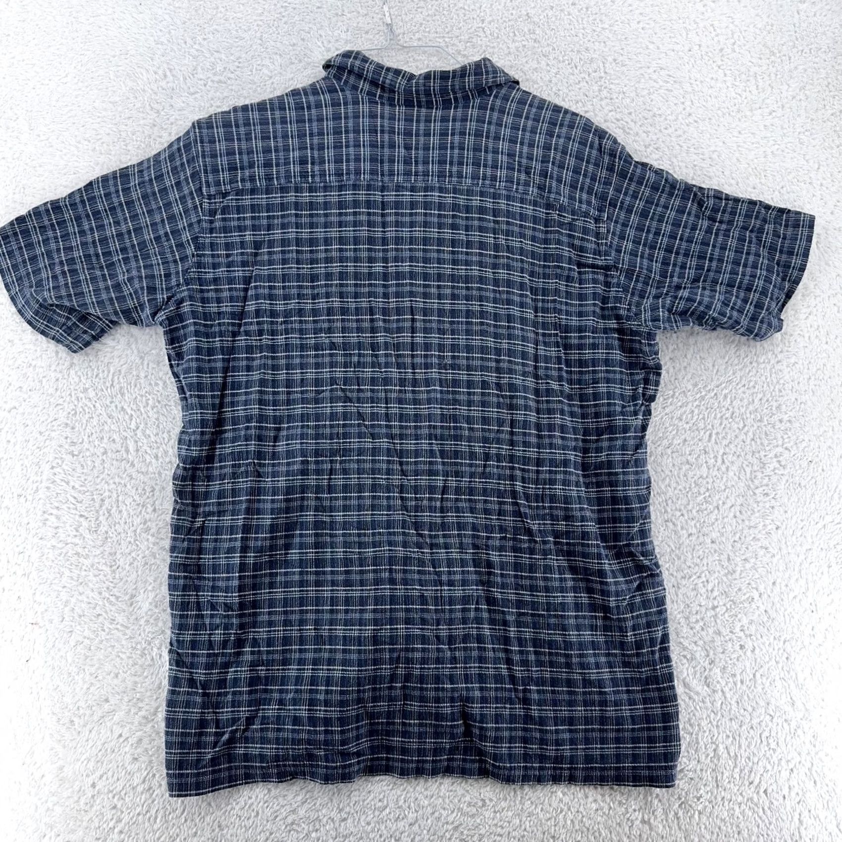 Patagonia Patagonia Shirt Mens XL Blue Plaid Organic Cotton Short Sleeve Button Up Casual Size US XL / EU 56 / 4 - 2 Thumbnail