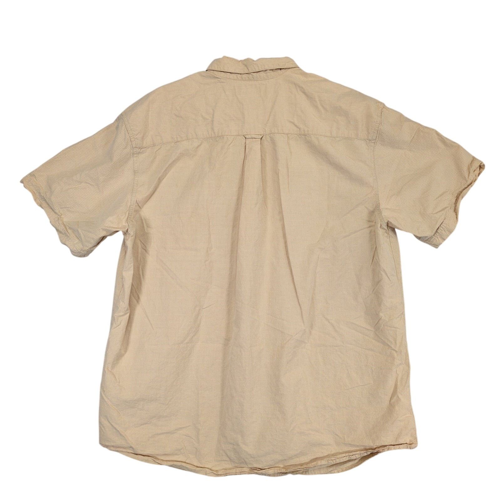 Columbia Columbia Men's XL Orange Grid Short Sleeve Button Down Shirt Size US XL / EU 56 / 4 - 3 Thumbnail