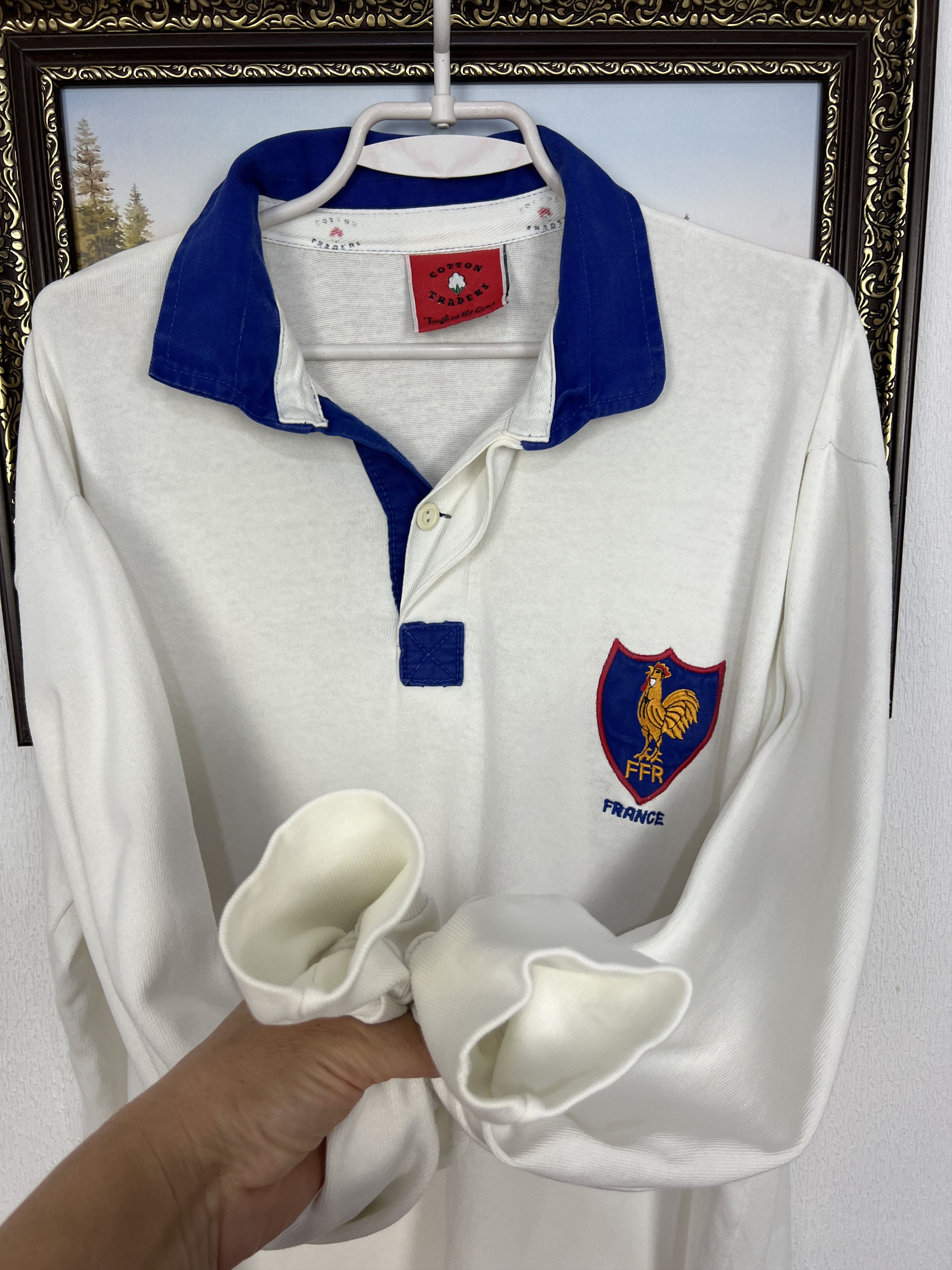 Cotton Traders Vintage Cotton Traders France Rugby Jersey FFR World Cup Size US XXL / EU 58 / 5 - 5 Thumbnail