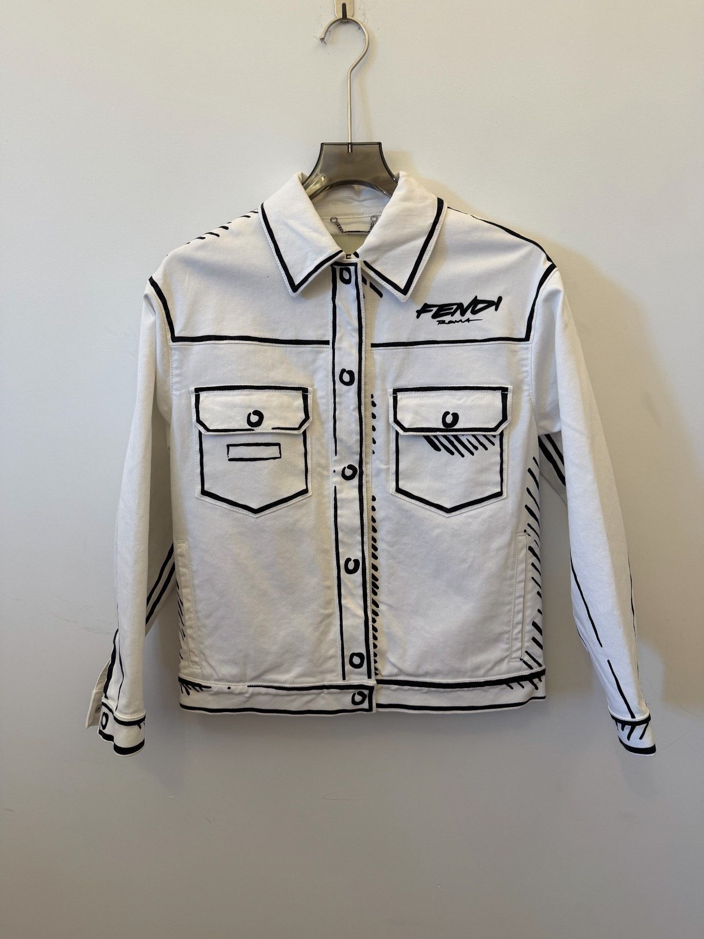 Fendi Fendi Denim Jacket 36 Women Size S / US 4 / IT 40 - 1 Thumbnail