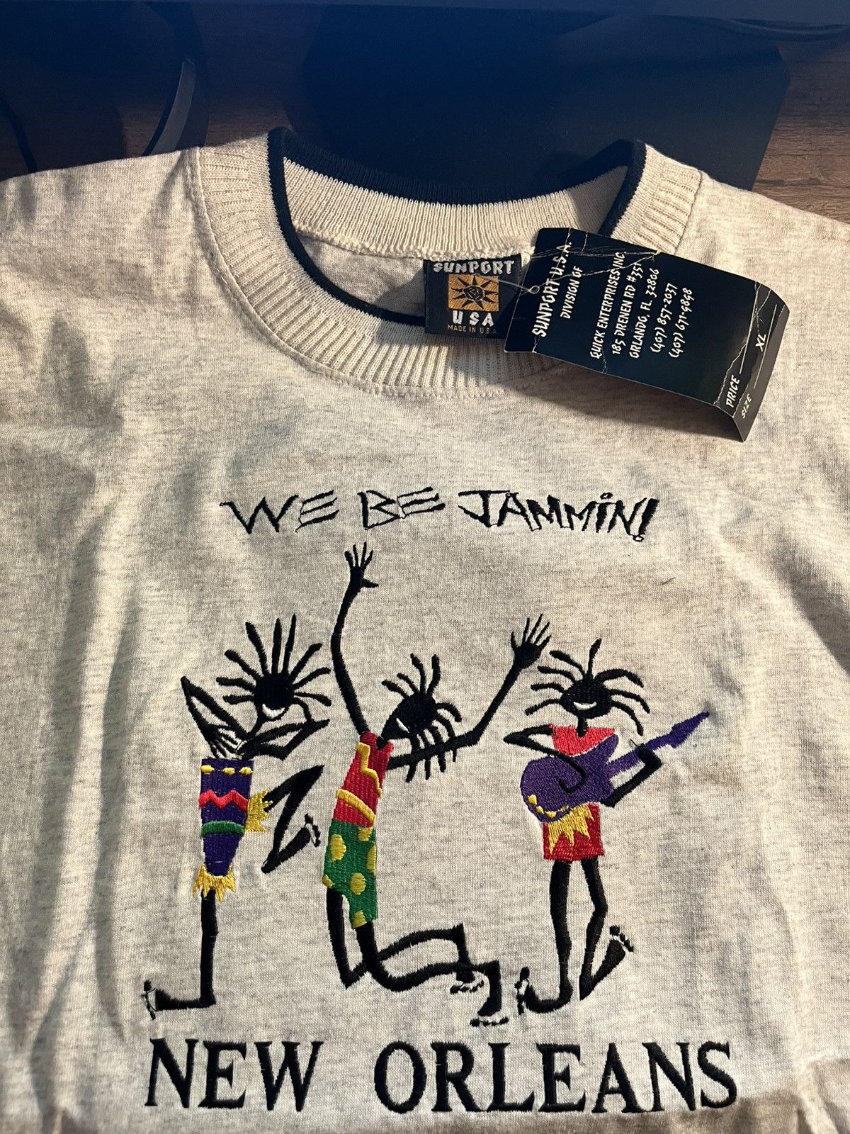 Vintage Vintage we be jammin new orleans shirt Size US XL / EU 56 / 4 - 1 Thumbnail