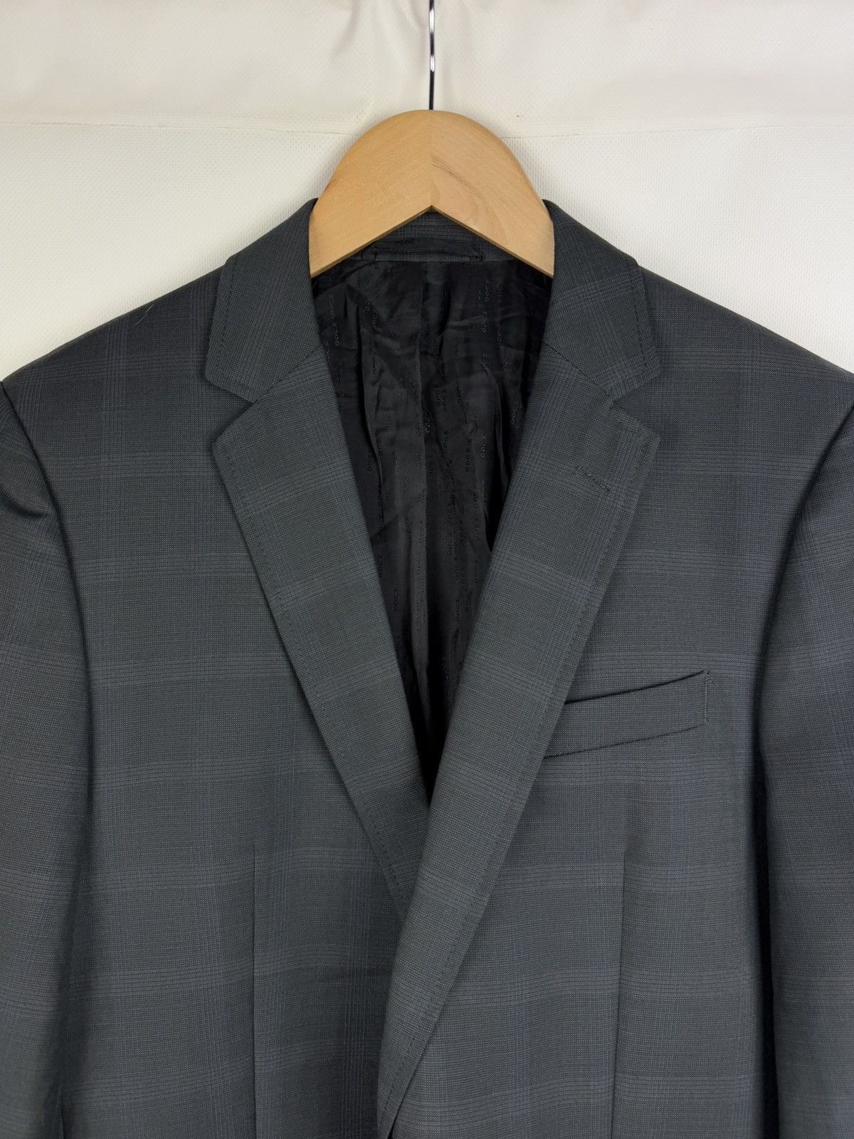 Hugo Boss Hugo Boss Aiko1/Heise Wool Plaid 2 Piece Suit Blazer Pants Size 40L - 6 Thumbnail