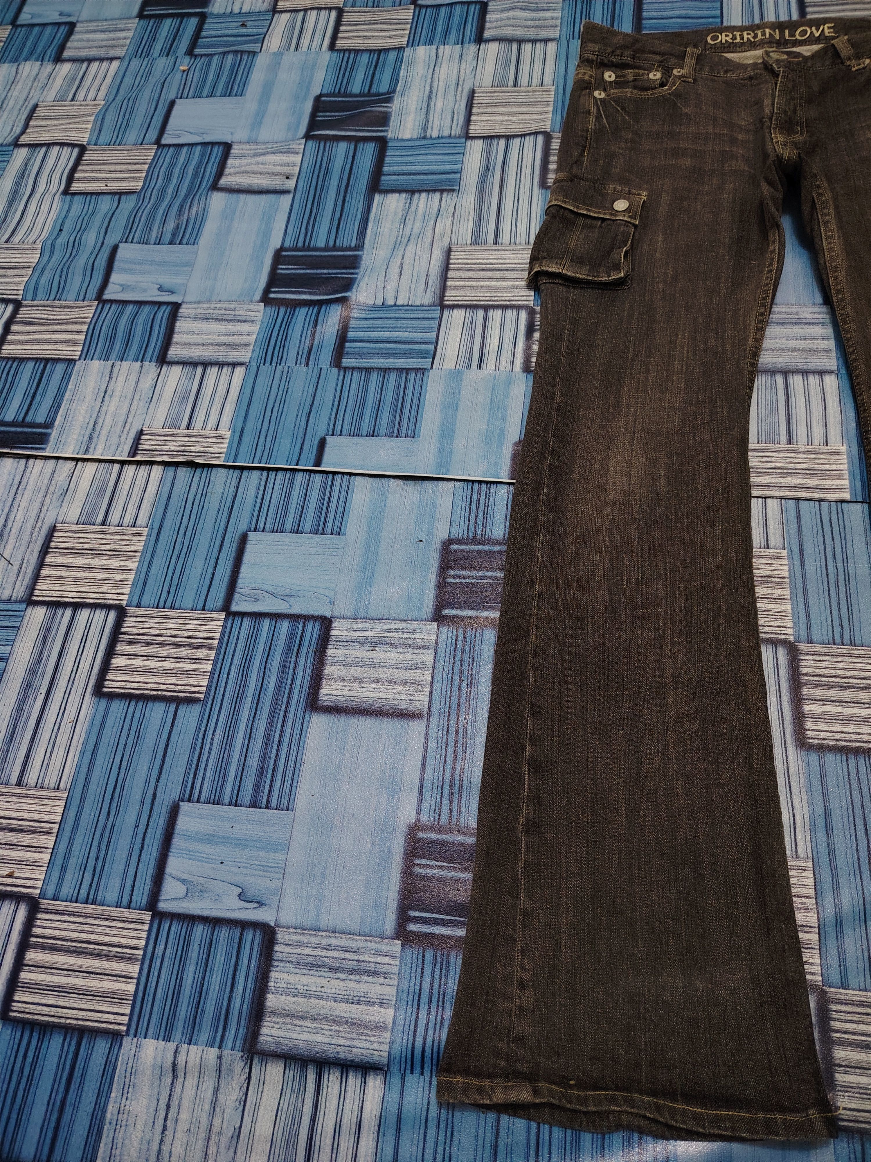 If Six Was Nine Japan Oririn Love Black Jeans Flared Distressed Jeans Size US 30 / EU 46 - 4 Thumbnail