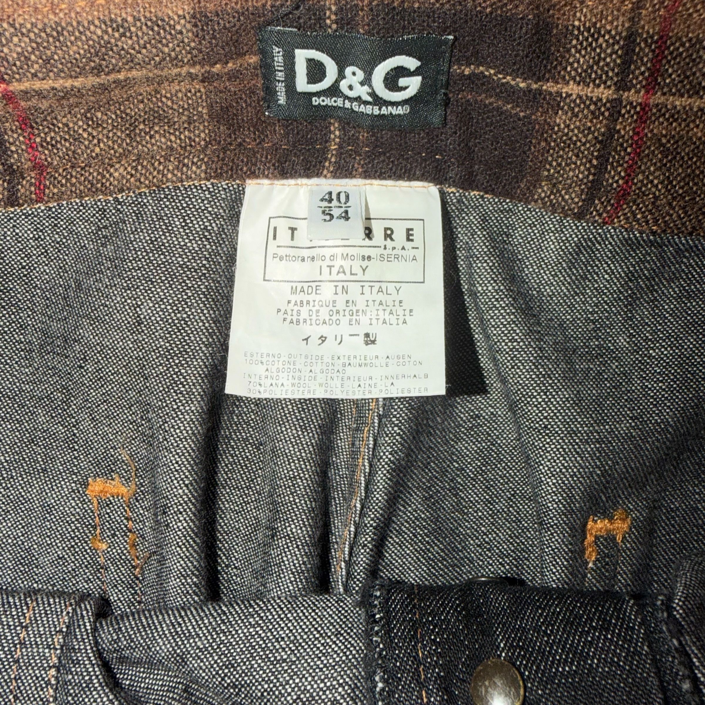 Dolce & Gabbana DOLCE & GABBANA VINTAGE JEANS Size US 38 / EU 54 - 7 Thumbnail
