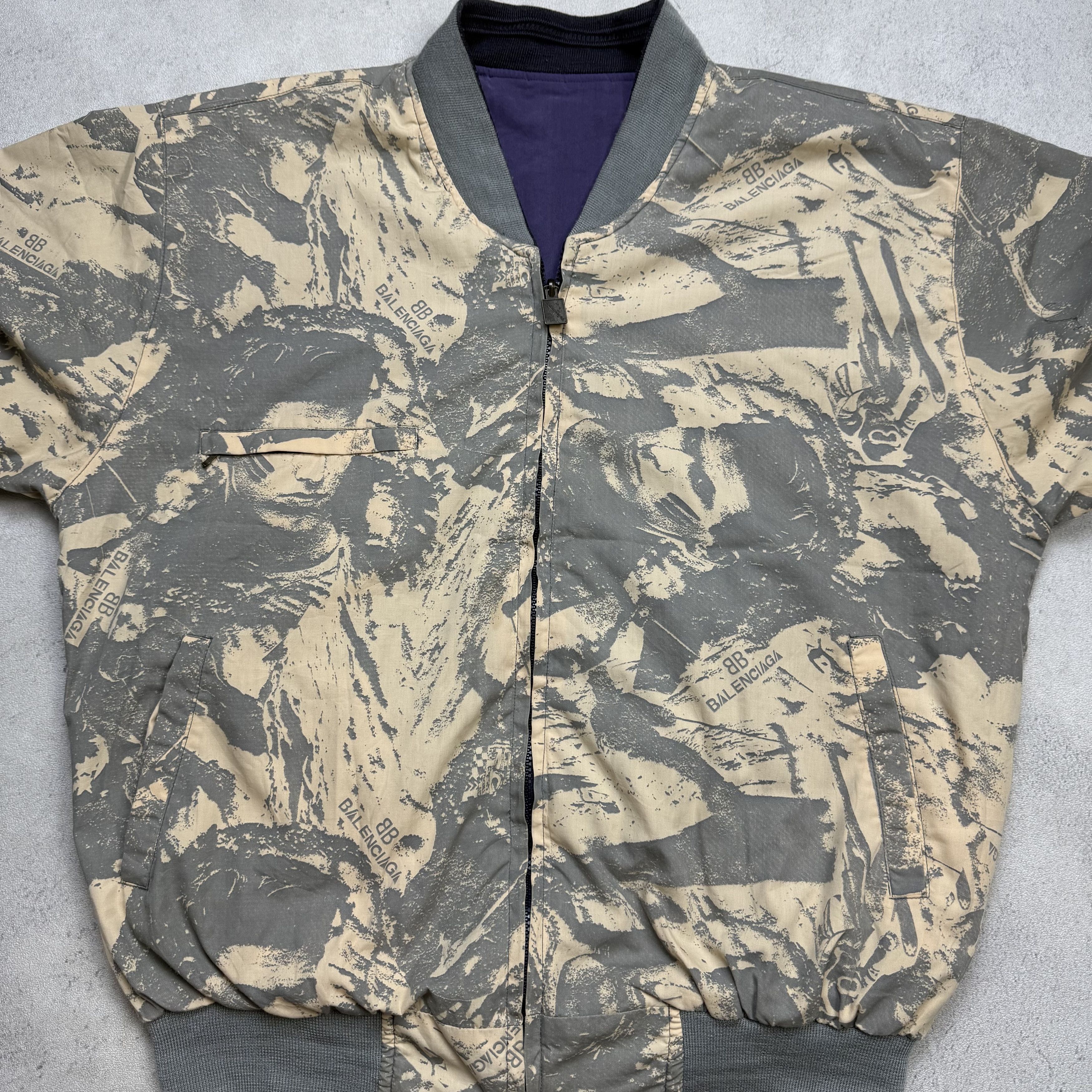 Balenciaga Vintage 90s Balenciaga Reversible Jacket Size US L / EU 52-54 / 3 - 3 Thumbnail
