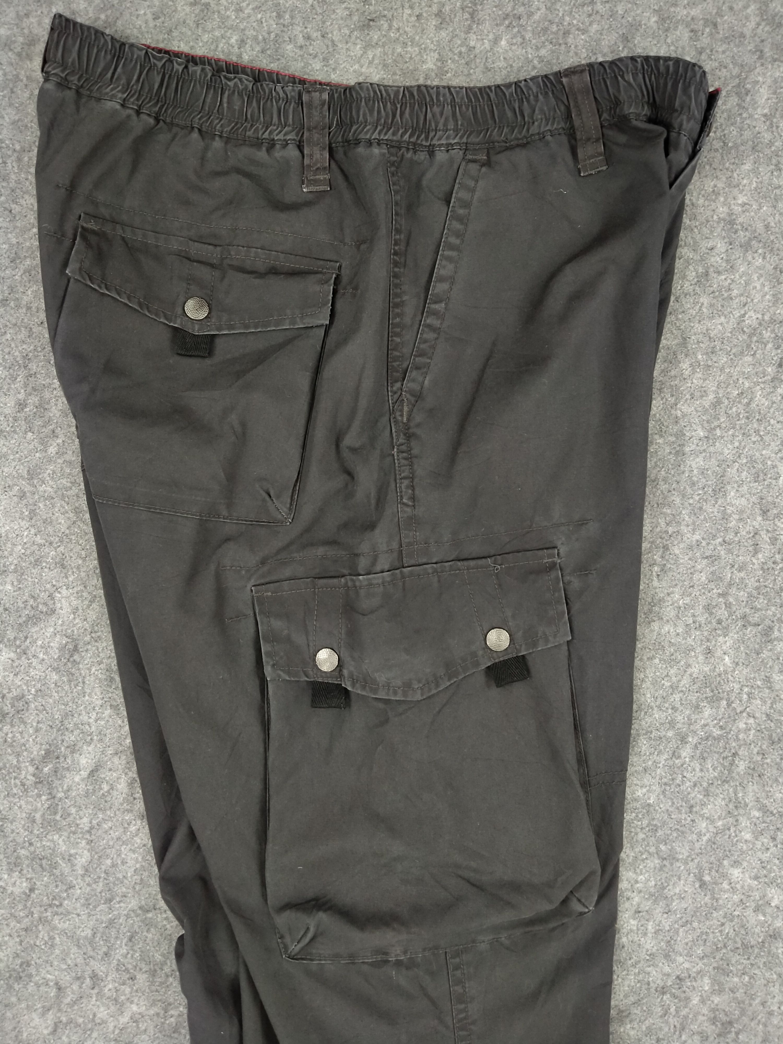 Japanese Brand Vache Japanese Brand Elastic Cargo Multi Pocket Pants -CP133 Size US 33 - 3 Thumbnail