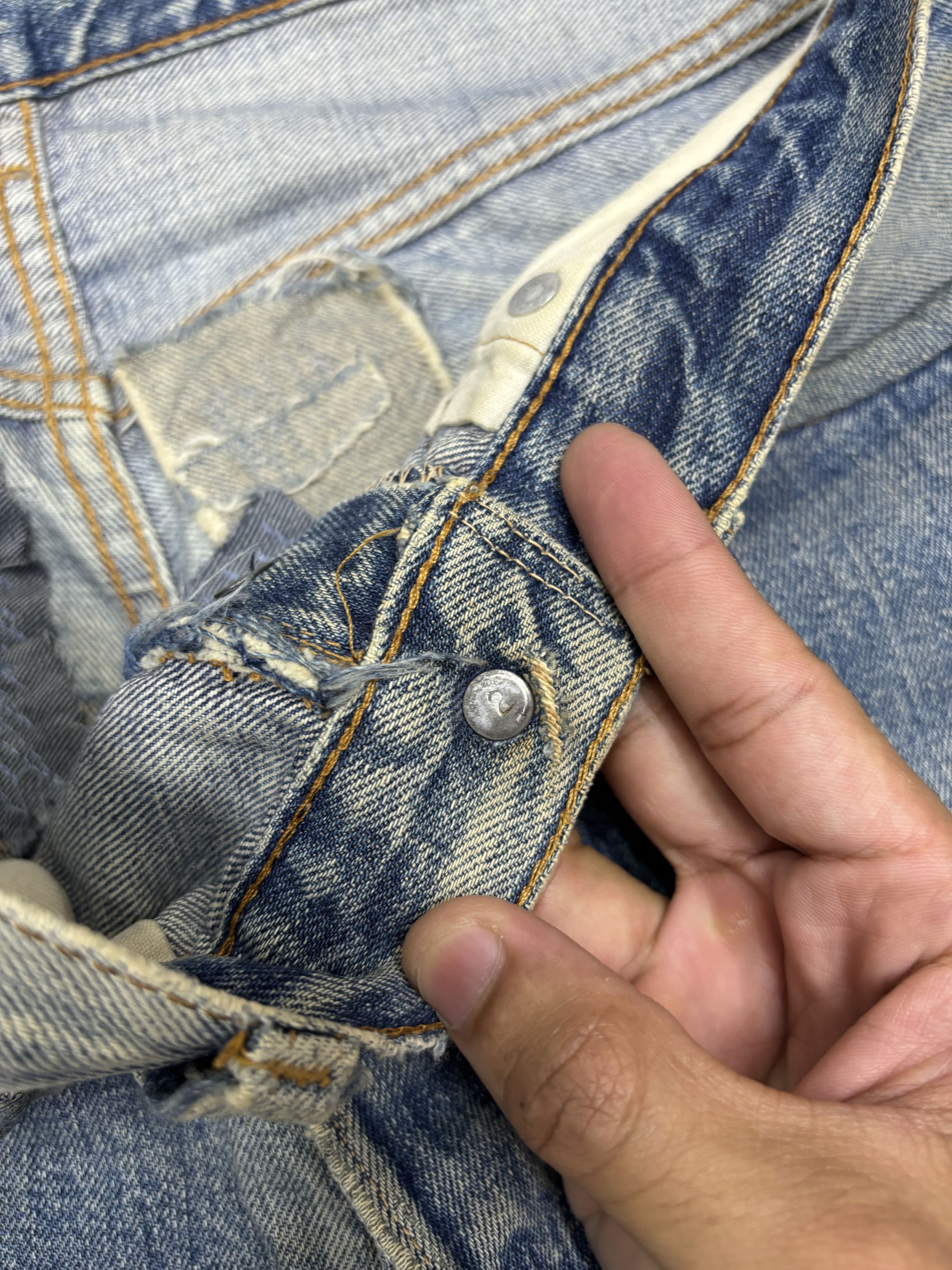 Levi's True Vintage Levis 501 Big E Selvedge Jeans Button 2 Size US 32 / EU 48 - 11 Thumbnail