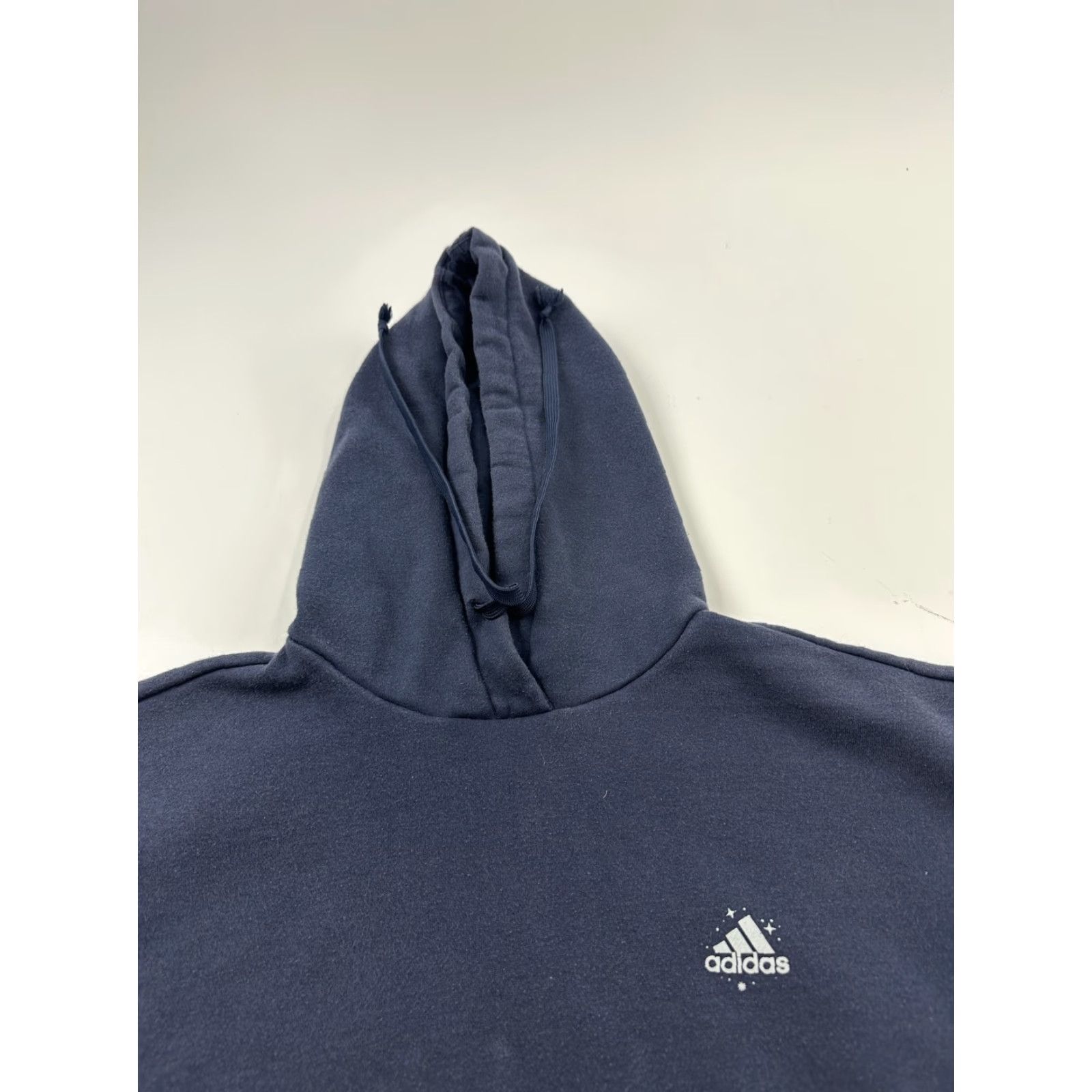 Adidas Adidas Hoodie Mens Small Navy Blue Star Print Sleeves Pullover Sweatshirt Logo Size US S / EU 44-46 / 1 - 4 Thumbnail