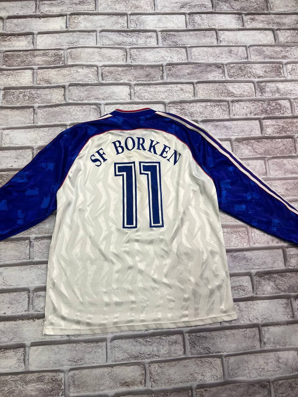 Adidas × Vintage ADIDAS 90s FOOTBALL SHIRT SOCCER JERSEY MEN WHITE Size US XL / EU 56 / 4 - 6 Thumbnail