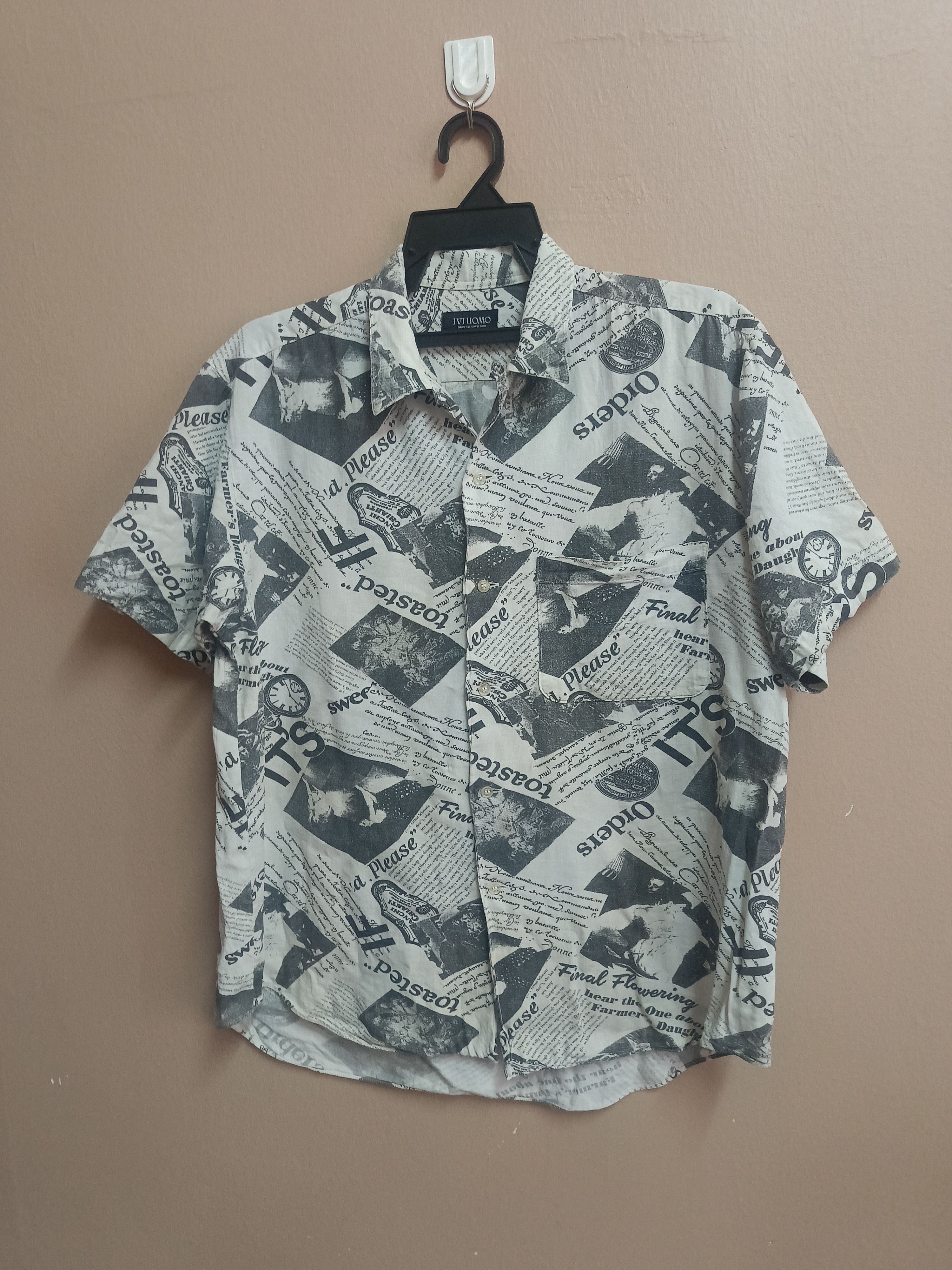 Vintage Vintage 1944 Cover Girl Magazine Shirt Movie Size US L / EU 52-54 / 3 - 1 Thumbnail