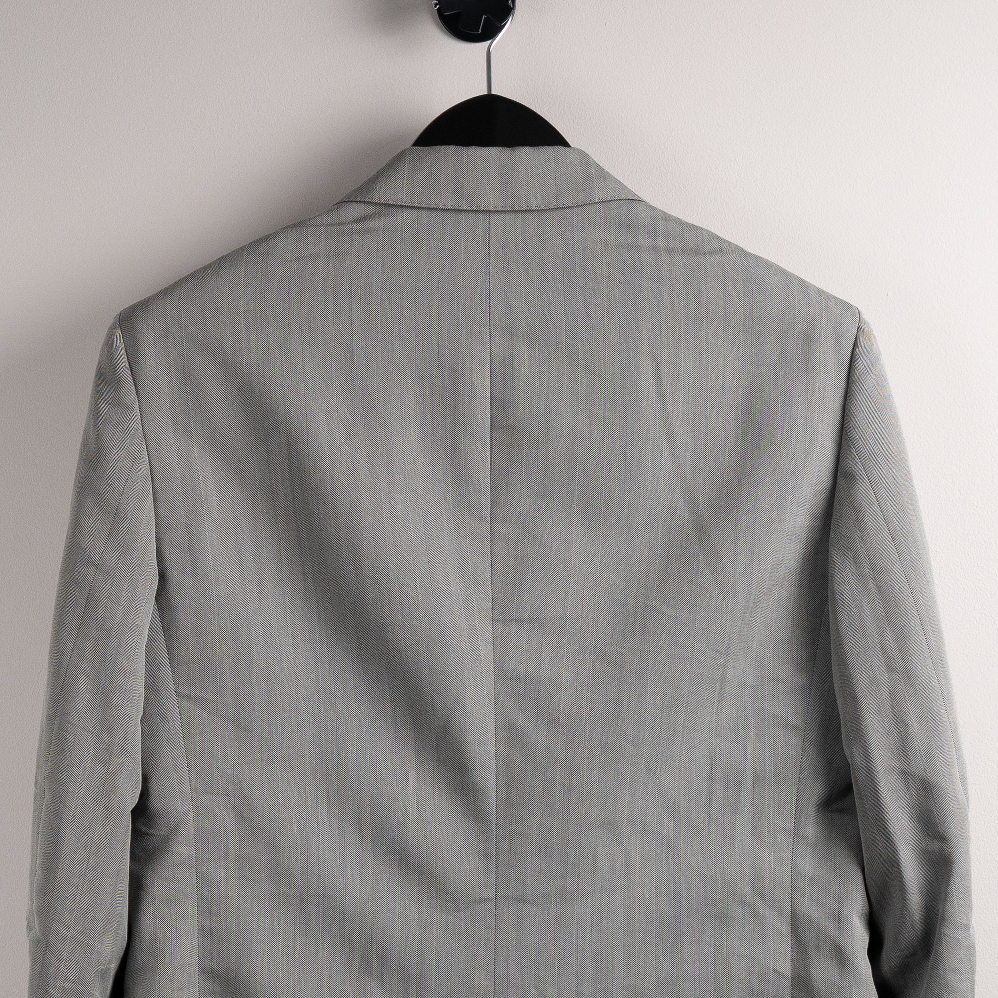 Comme des Garcons Homme Deux Comme Des Garcons Homme Deux SS08 Herringbone Stripe Blazer Size US L / EU 52-54 / 3 - 7 Thumbnail