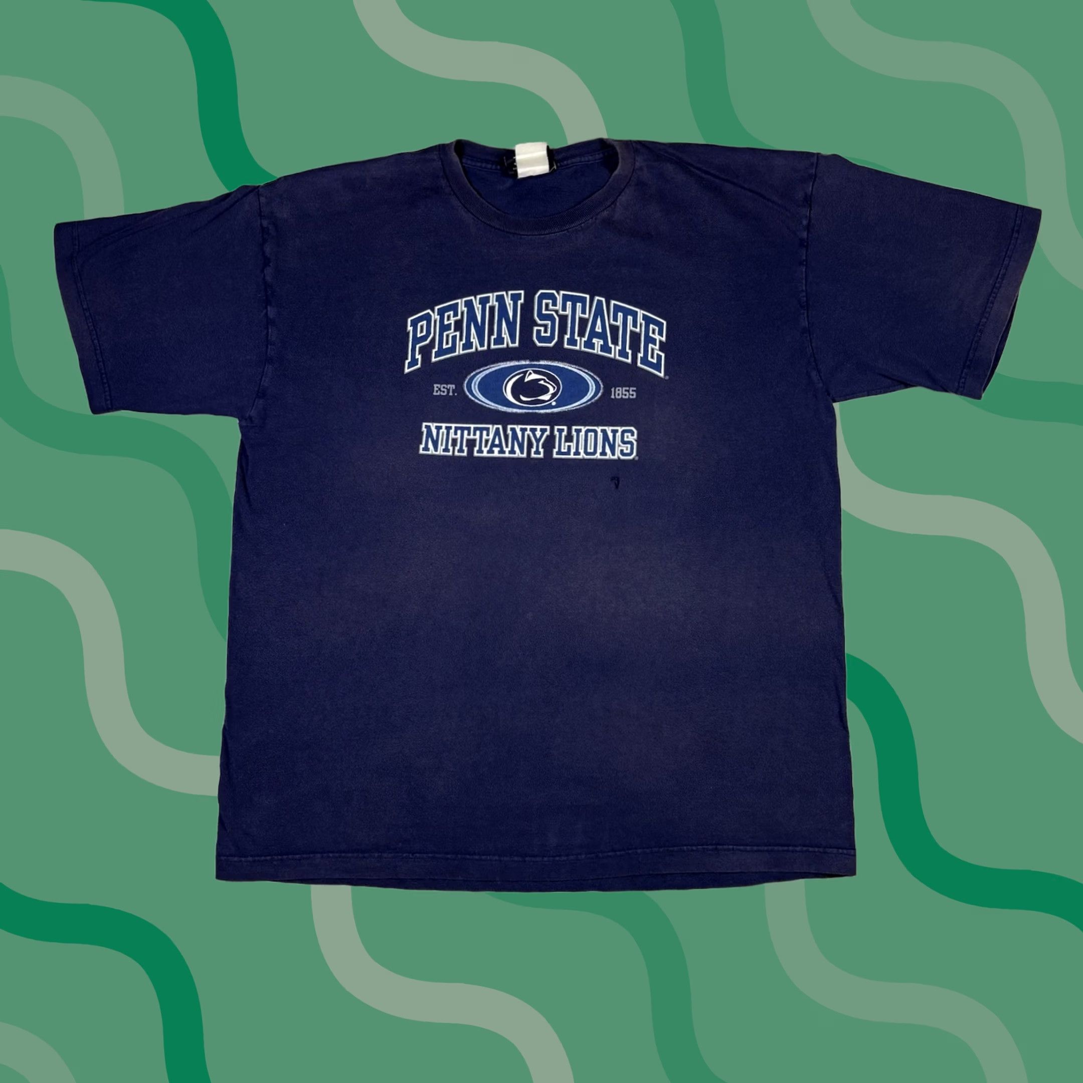 Jansport VINTAGE Penn State Nittany Lions T Shirt Jansport Logo Adult XL 90s Y2K Blue Size US XL / EU 56 / 4 - 1 Thumbnail