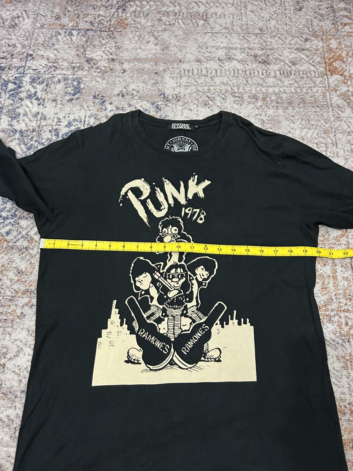 Hysteric Glamour X Ramones Punk 1978 Long Sleve