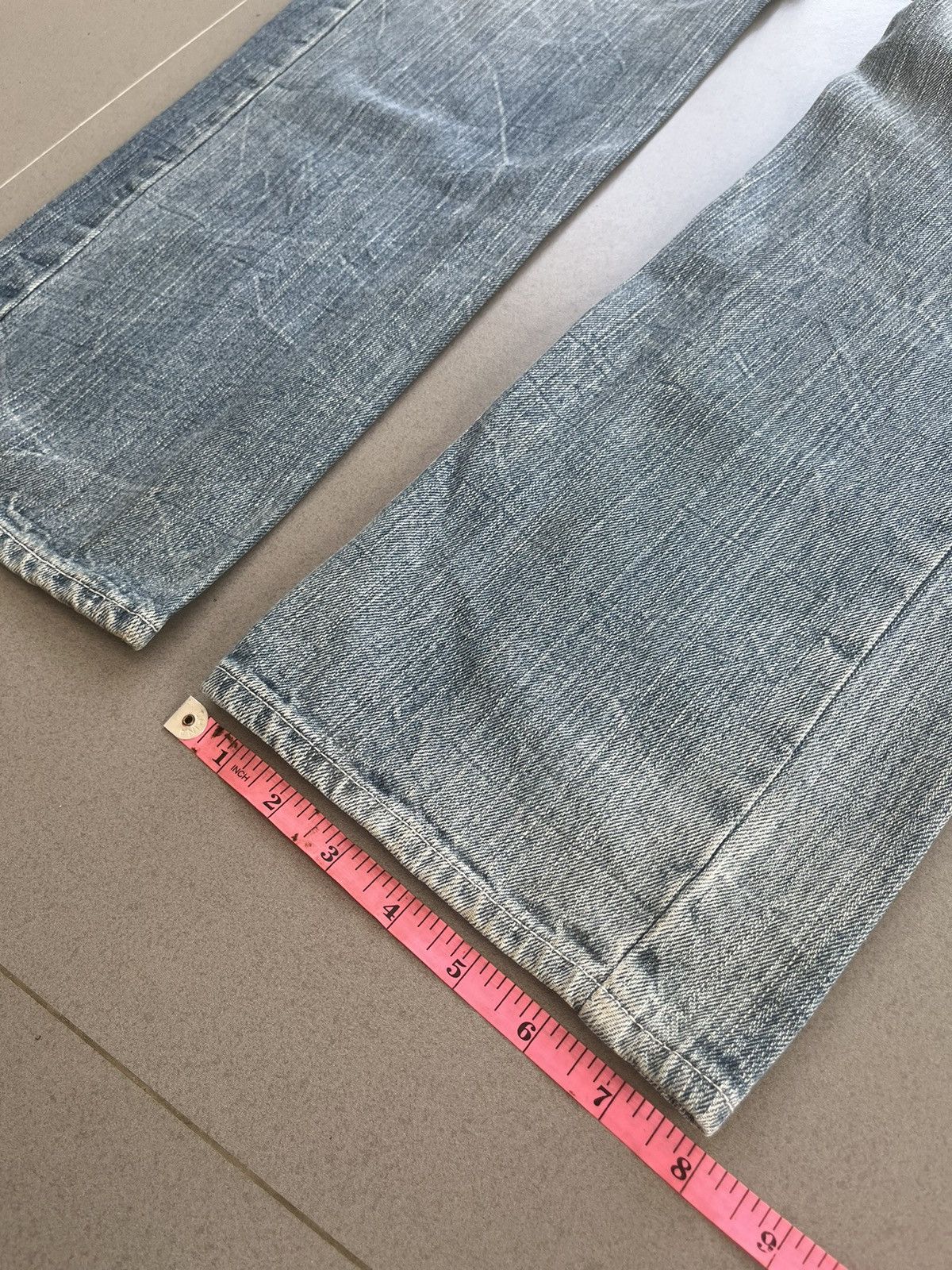 Beauty Beast JAPANESE DOUBLE WAIST POEM MEMORY SPECIAL DENIM JEANS PUNK Size US 30 / EU 46 - 13 Thumbnail