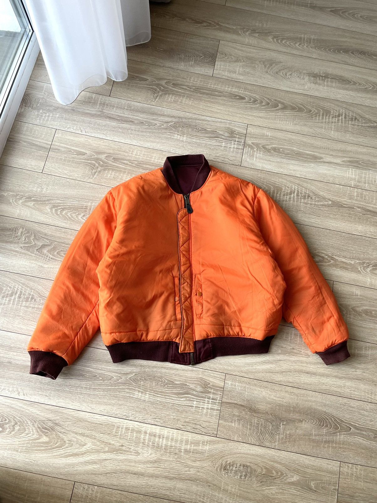 Vintage Vintage CWU MA-1 Flight Military Bomber Jacket Boxy Size US XXL / EU 58 / 5 - 14 Thumbnail