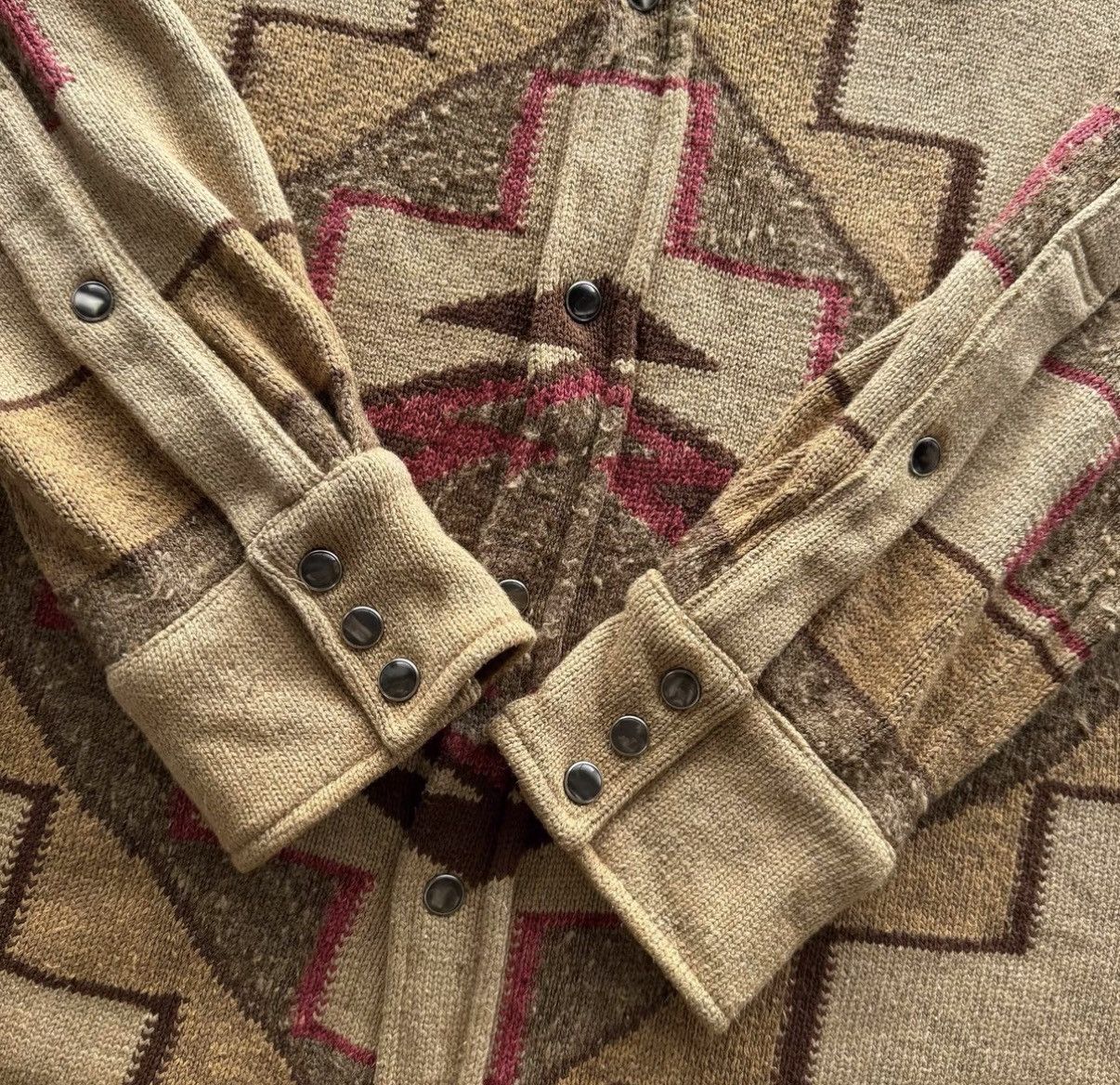 RRL Ralph Lauren RRL Ralph Lauren Double RL Southwestern Knit Shirt K22 Size US S / EU 44-46 / 1 - 6 Thumbnail