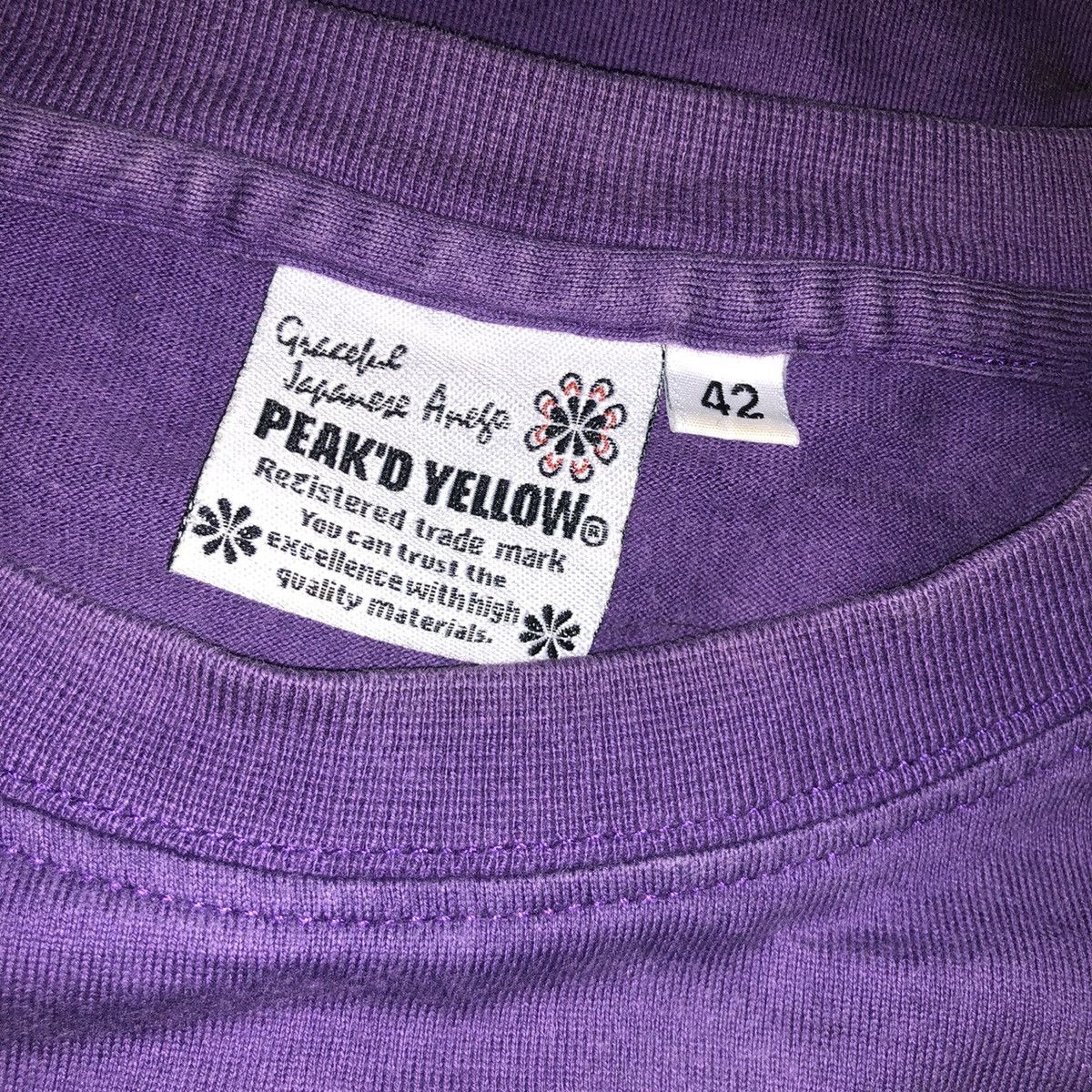 If Six Was Nine × Japanese Brand VINTAGE PEAK'D YELLOW CHOPPER BIG LOGO LONG SLEEVE Size US M / EU 48-50 / 2 - 9 Thumbnail
