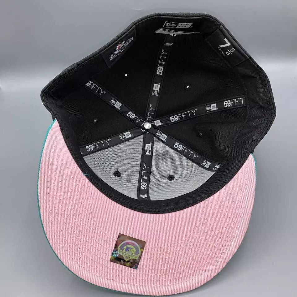 New Era Miami Amigos Hat Men 7 5/8 59Fifty New Era MiLB Fitted Cap Size ONE SIZE - 4 Thumbnail