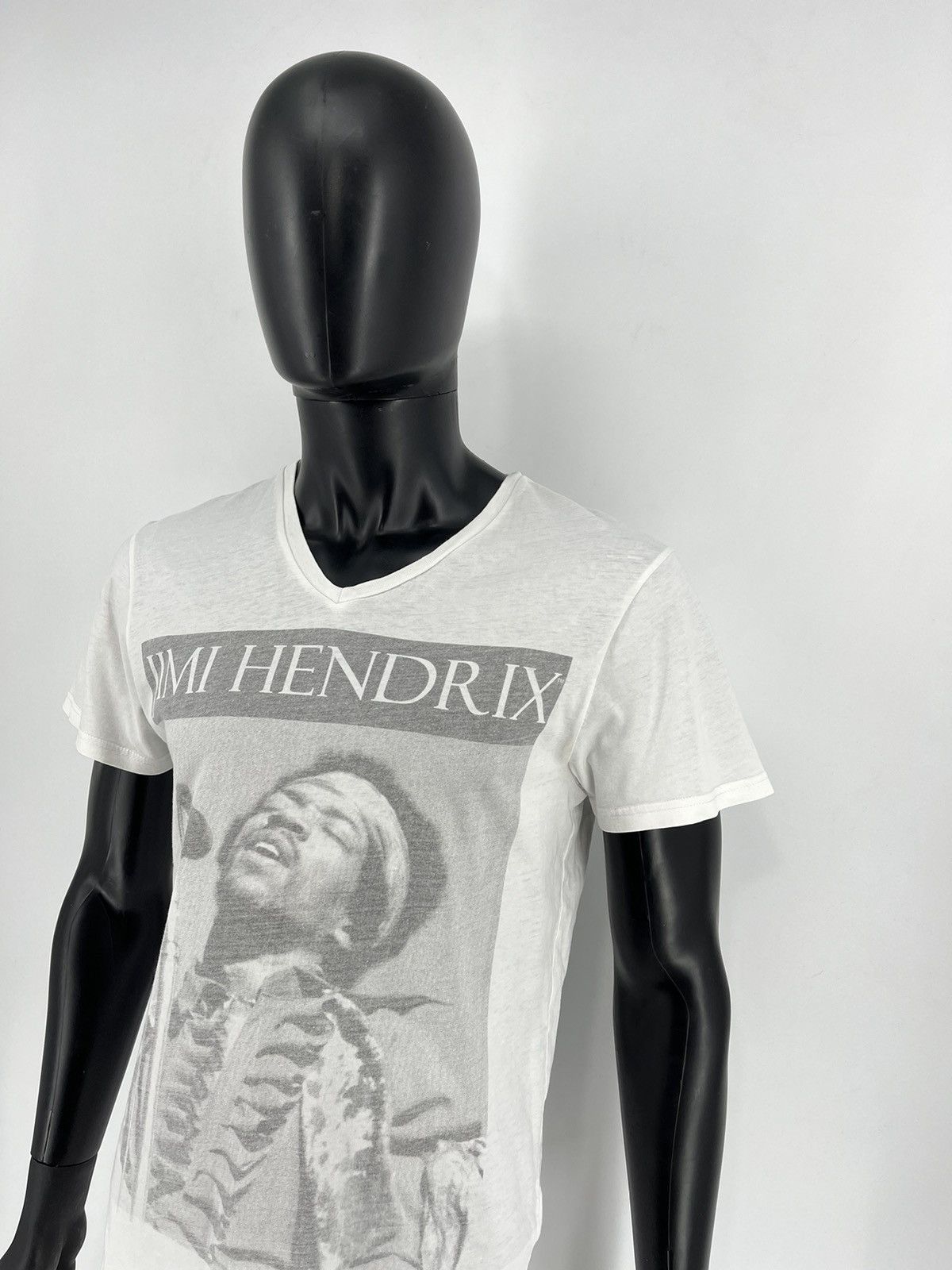 Band Tees × Jimi Hendrix Vintage Y2K Jimi Xendrix Band Rock Tee T Shirt White Size US L / EU 52-54 / 3 - 4 Thumbnail
