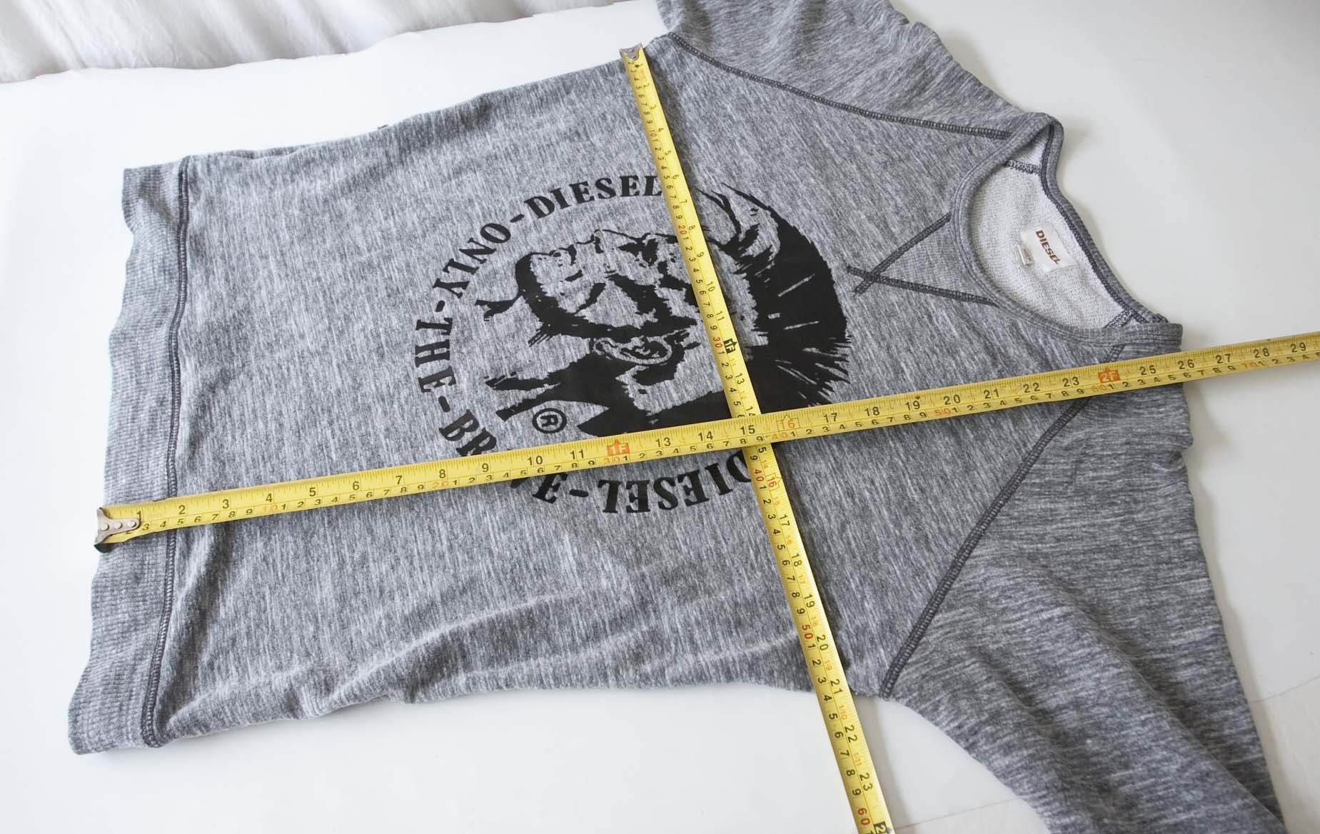 Diesel Diesel Sweatshirt Size S Only The Brave Mohawk Gray Size US S / EU 44-46 / 1 - 4 Thumbnail