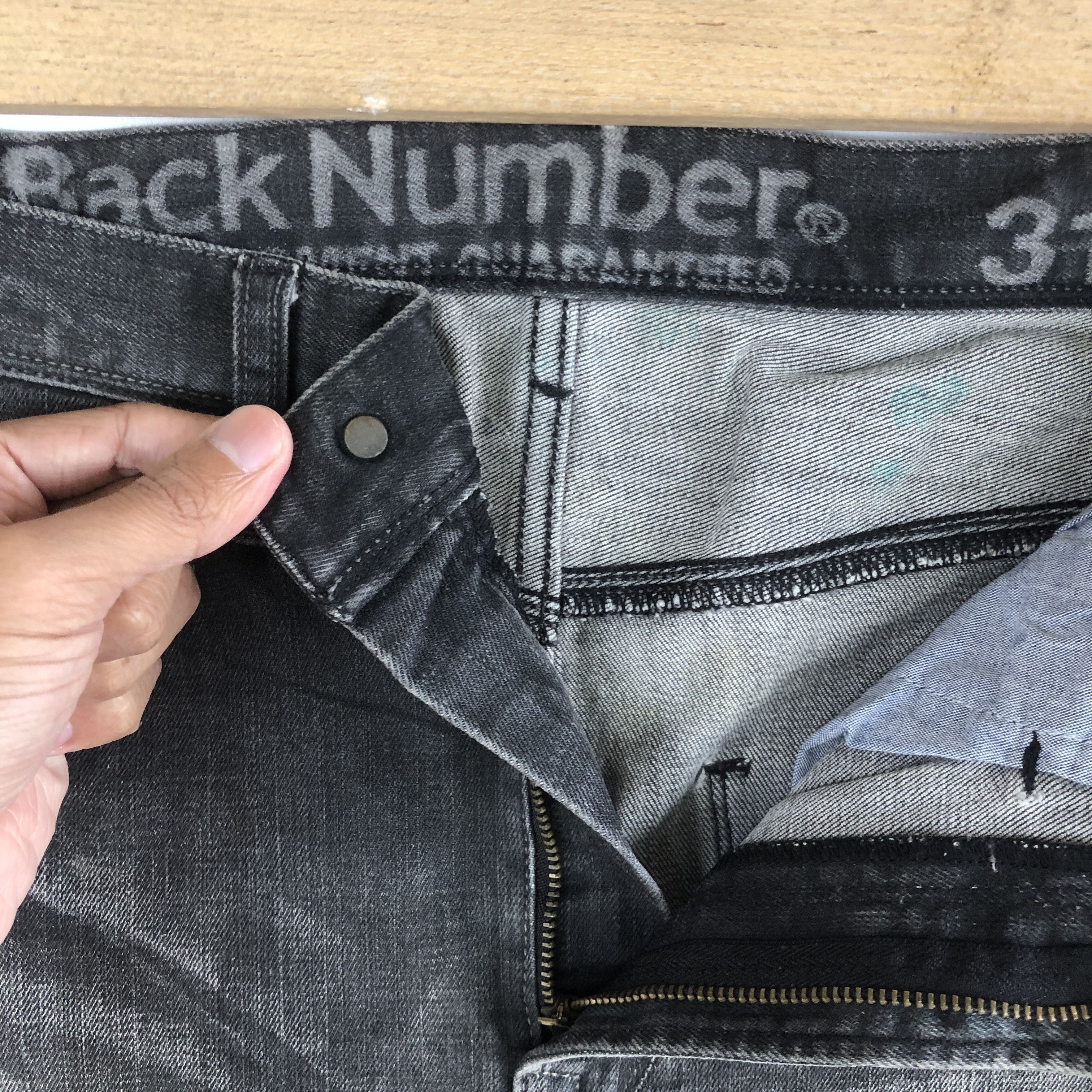Japanese Brand Vintage Back Number Jeans Japanese Denim Pants Size US 32 / EU 48 - 7 Thumbnail