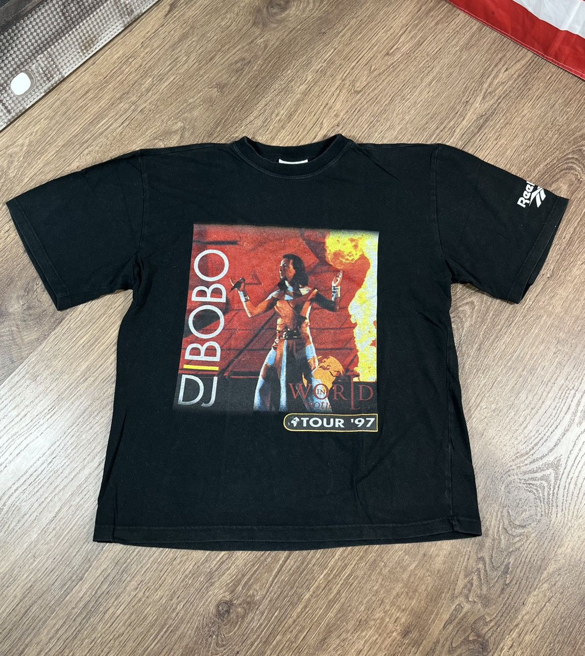 Band Tees Reebok DJ BOBO Tour 1997 T Shirt Size US S / EU 44-46 / 1 - 1 Thumbnail