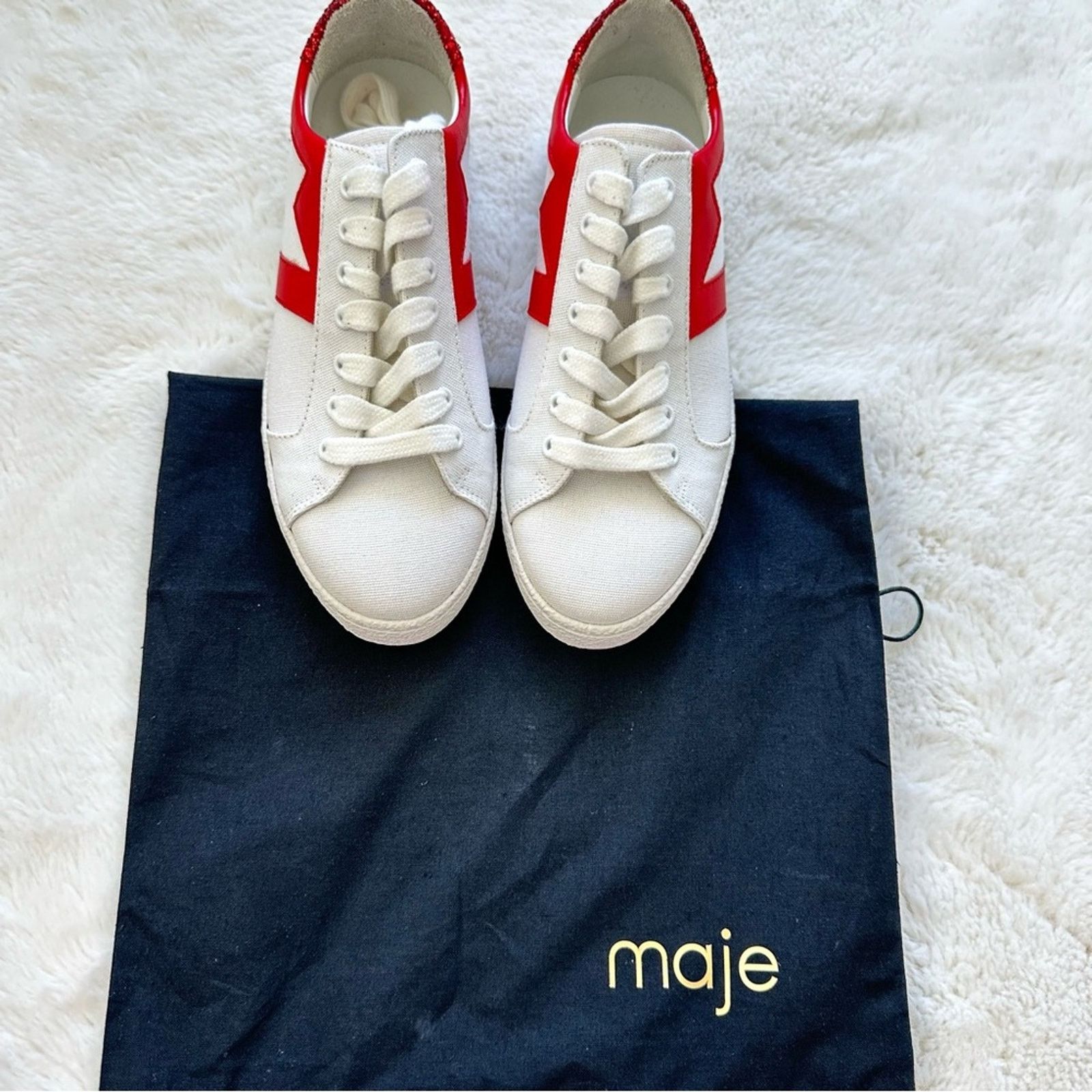 Maje NEW!!! MAJE women sneakers size 37 EU Size US 7 / IT 37 - 5 Thumbnail