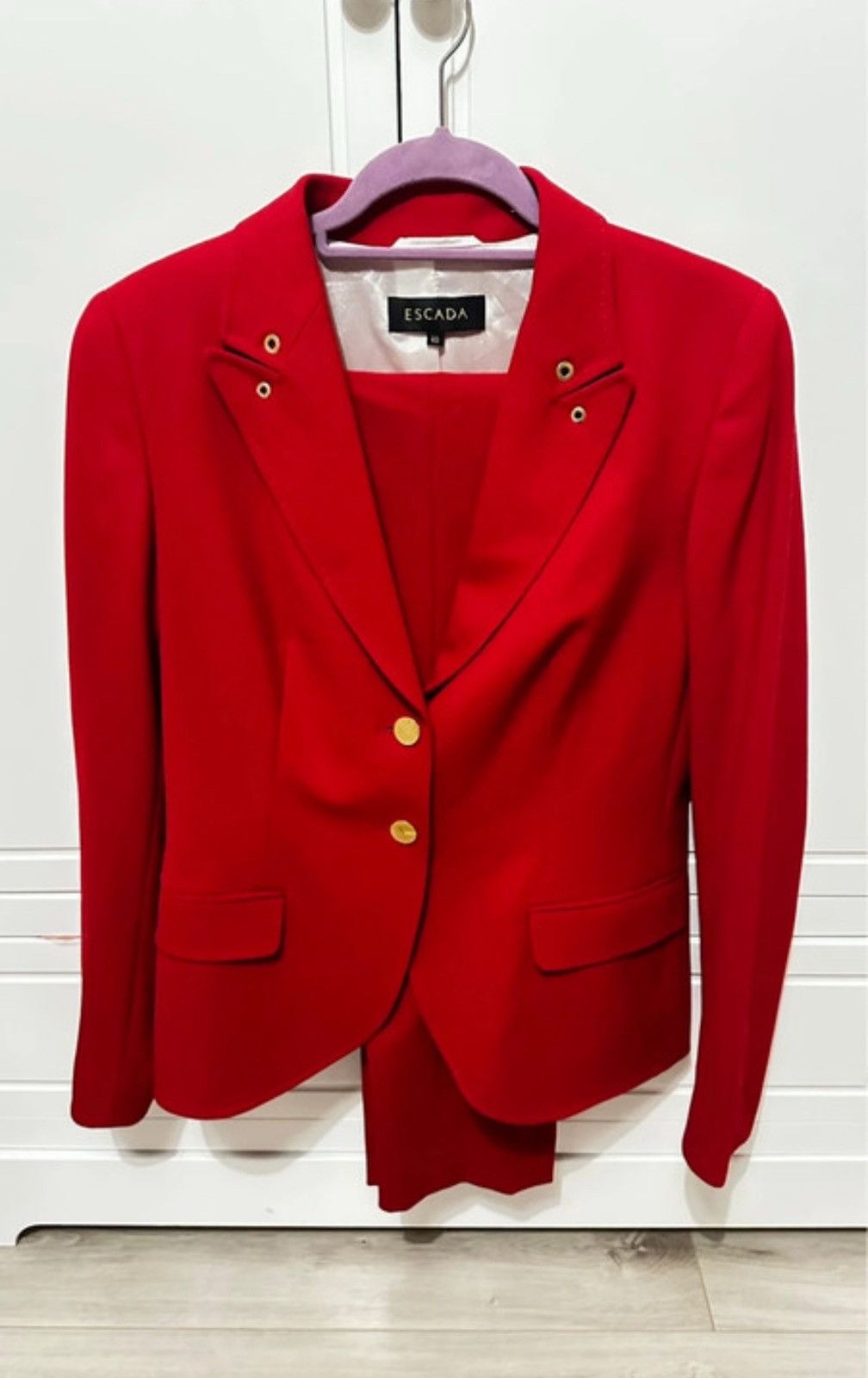 Escada Komplet garsonka i spodnie Escada Size L / US 10 / IT 46 - 5 Thumbnail