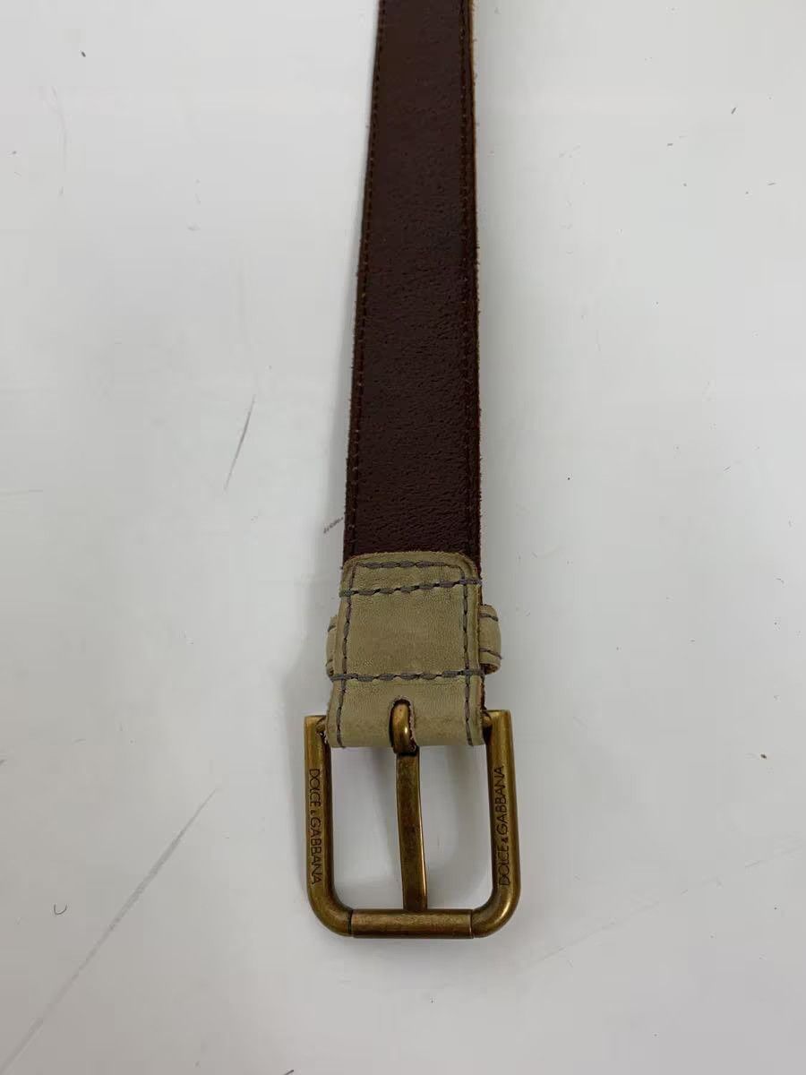 Dolce & Gabbana Cable Pattern Leather Belt Size ONE SIZE - 6 Thumbnail