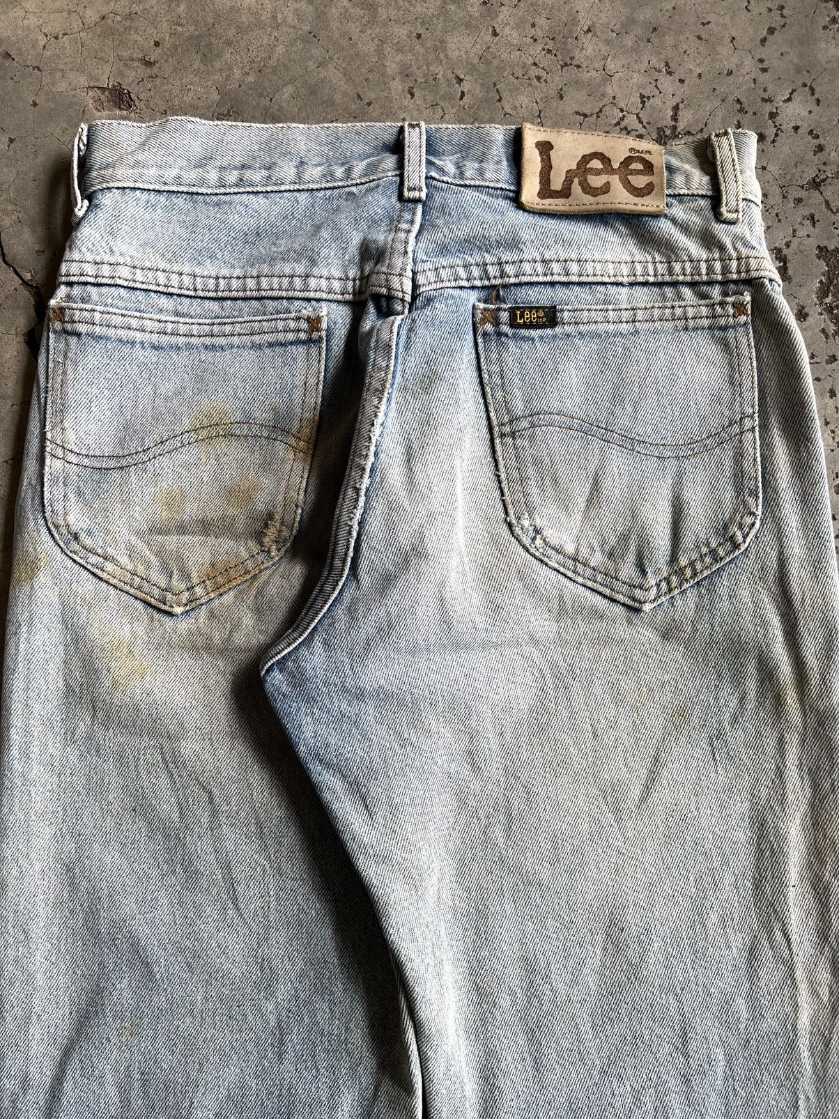 Lee Thrashed Vintage Lee Denim Pants Distressed EDR Size US 29 - 10 Thumbnail