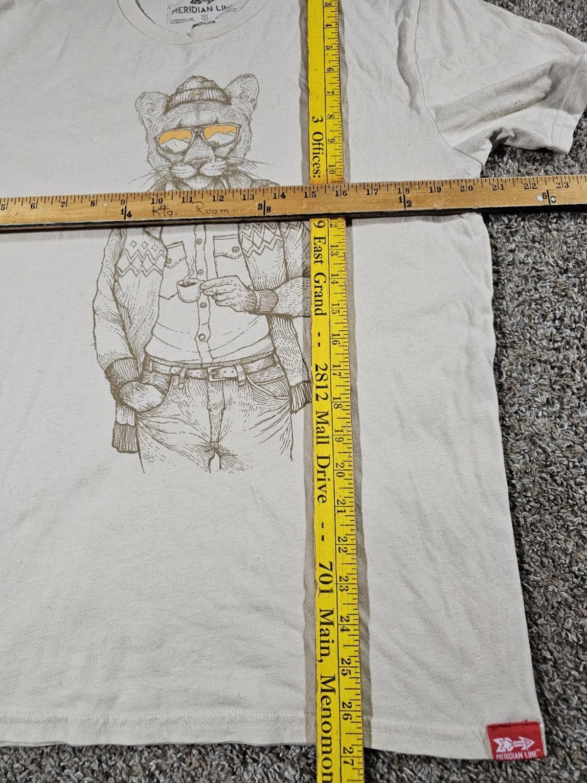 Other Meridian Line Hipster Mountain Lion t-shirt Large Size US L / EU 52-54 / 3 - 3 Thumbnail