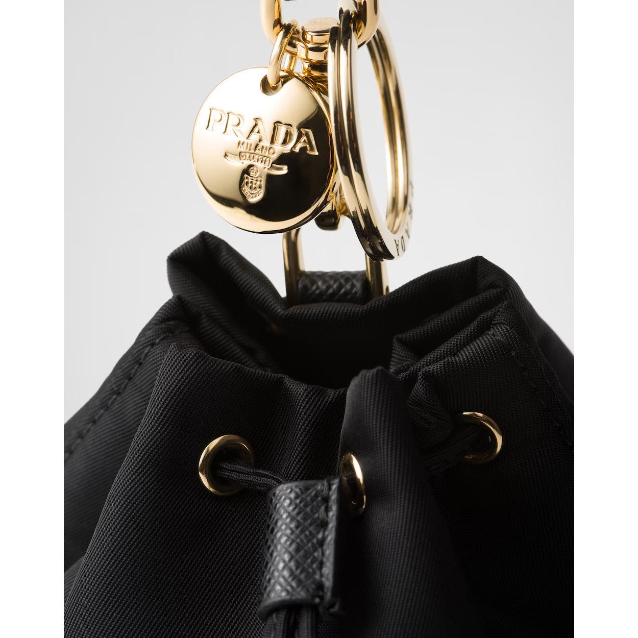 Prada PRADA $750 Black Mini Icon Re-Nylon keychain charm Size ONE SIZE - 4 Thumbnail