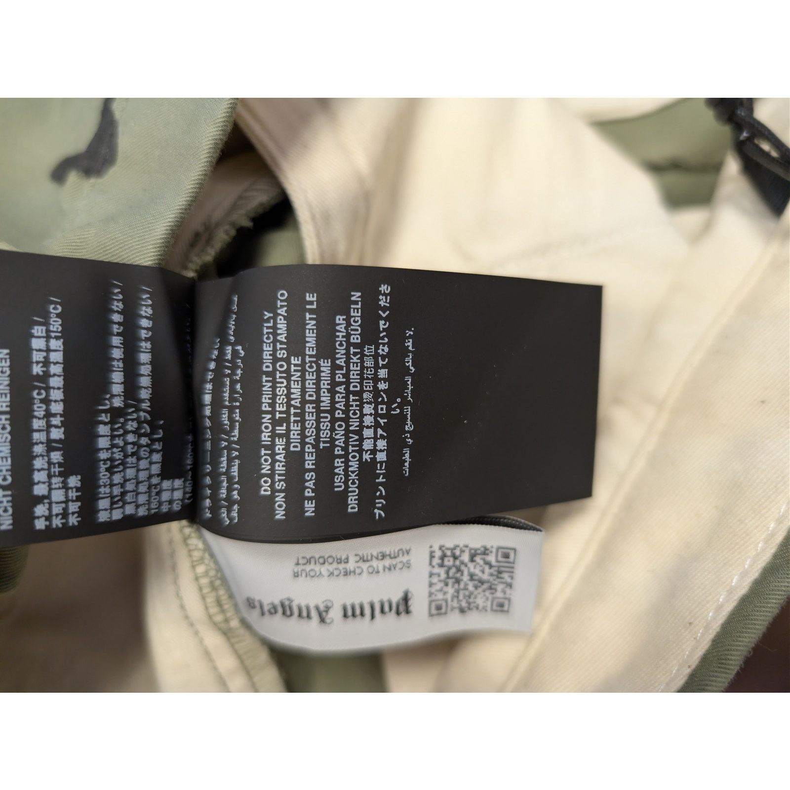 Palm Angels o1rshd1 Seasonal Logo Chino Pants in Military / Black Size US 32 / EU 48 - 19 Thumbnail