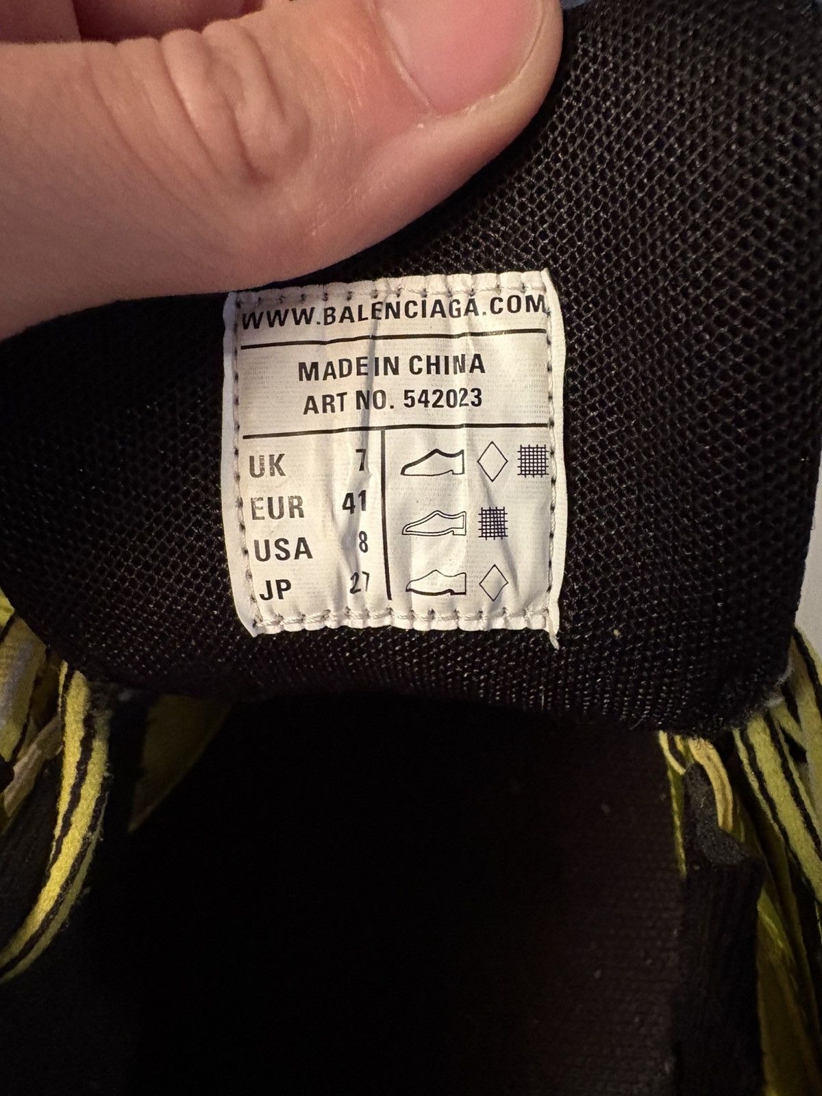 Balenciaga Balenciaga track runners yellow Size US 8 / EU 41 - 3 Thumbnail