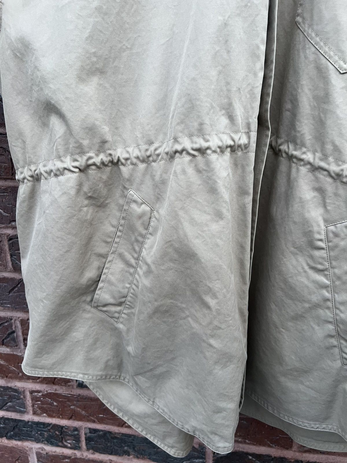 Balenciaga Balenciaga Khaki Military Shirt Parka Size US L / EU 52-54 / 3 - 5 Thumbnail