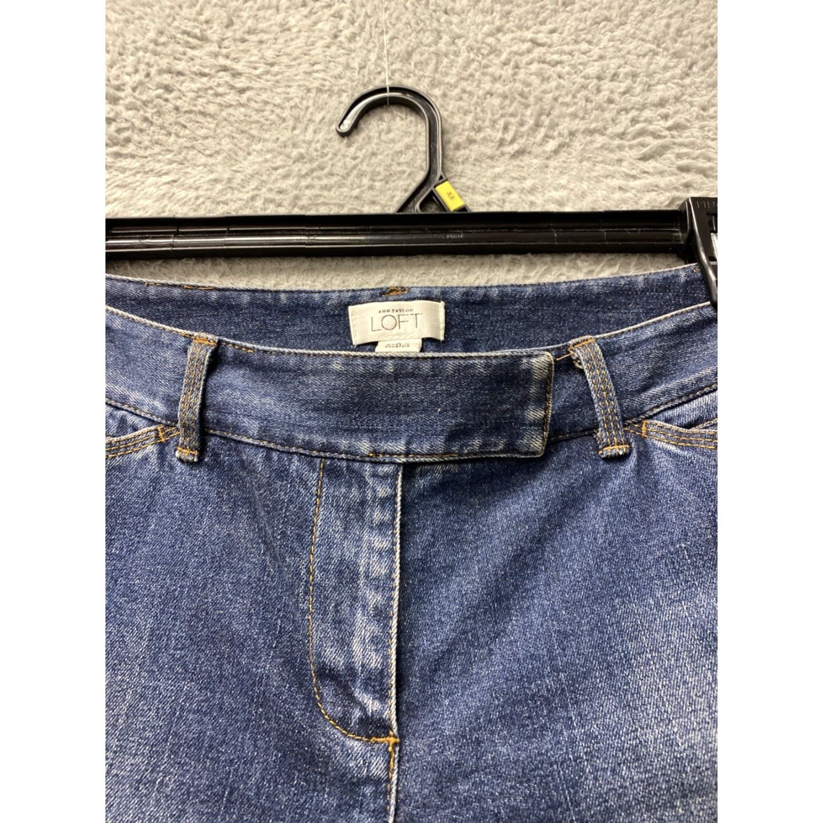 Loft LOFT Women's Wide Leg Jeans 32x24 Denim Jeans Size 8 Blue Capri 159-38 Size 32" / US 10 / IT 46 - 2 Thumbnail